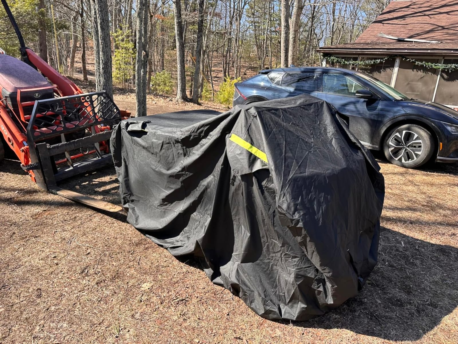 Badass Moto ATV Covers Waterproof Outdoor Heavy Duty, Rip-Resistant, Night-Reflective Quad Cover, 4 Wheeler Cover, ATV Accessories Fits Can am, Polaris Sportsman, Honda Rancher & More, Medium 86