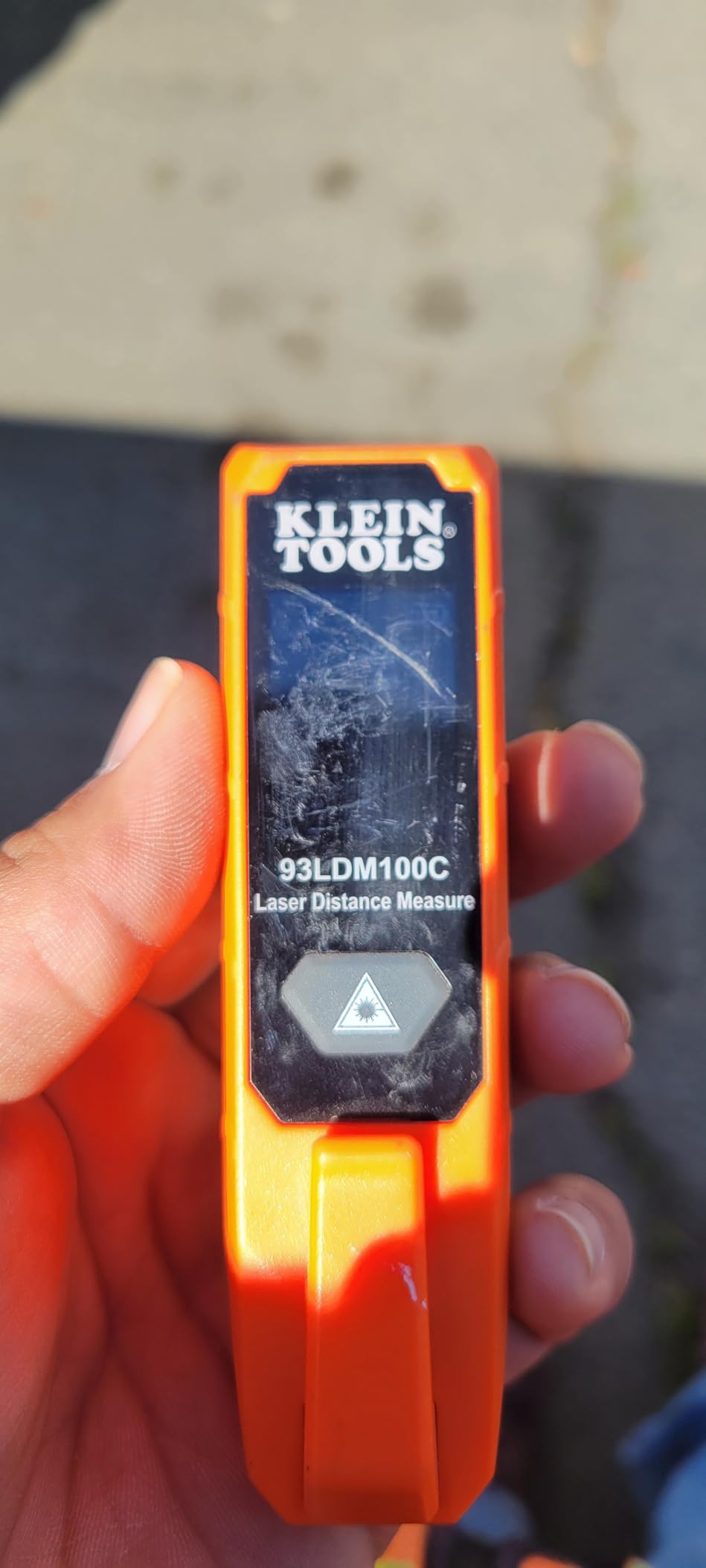 Klein Tools Laser Distance Measure, Measures in Feet, Inches, Meters customer photo 1