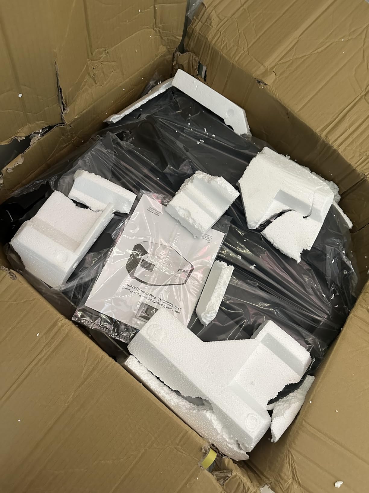 JET Air Filtration System, 1-Micron Filter, 1000 CFM, 120V 1Ph (AFS-1000C) customer photo 1