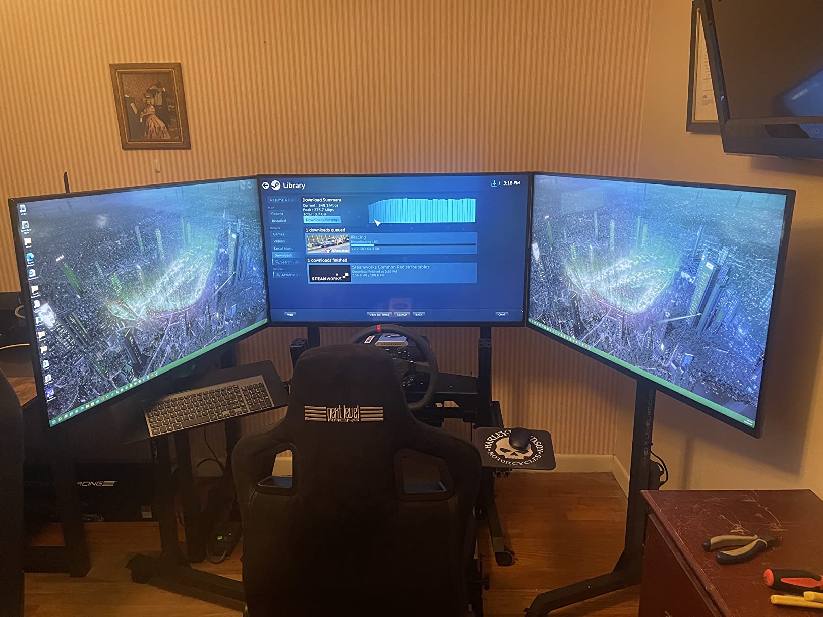 Next Level Racing GTElite Racing Simulator Cockpit - Wheel Plate Edition (NLR-E022) customer photo 1