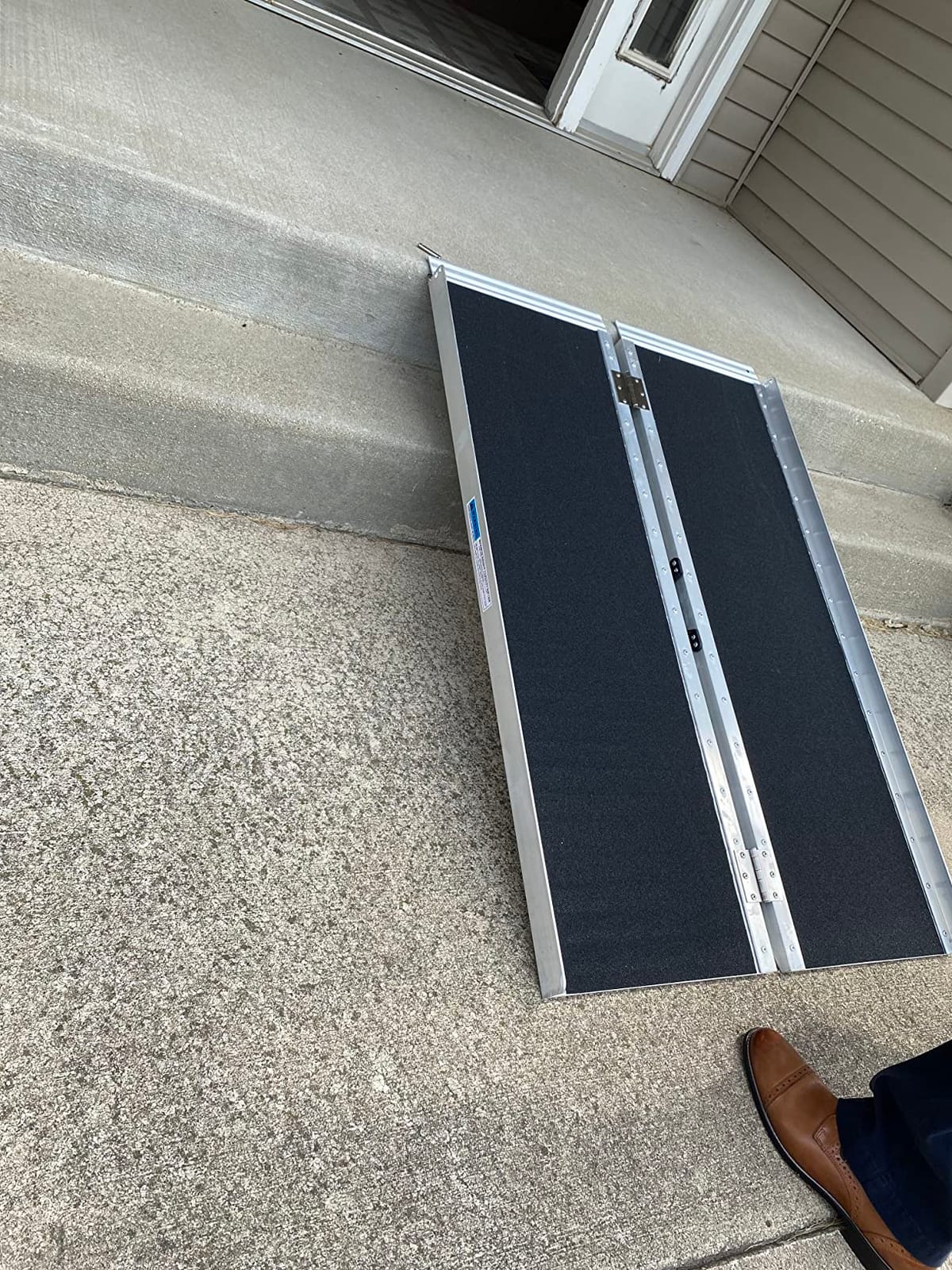 Portable Wheelchair Ramp 3FT, Non-Skid Aluminum Ramps for Wheelchairs for Home Steps, 800 LBS Capacity Handicap Ramp for Doorway, Threshold,Front Porch, Entry, Stairs 36