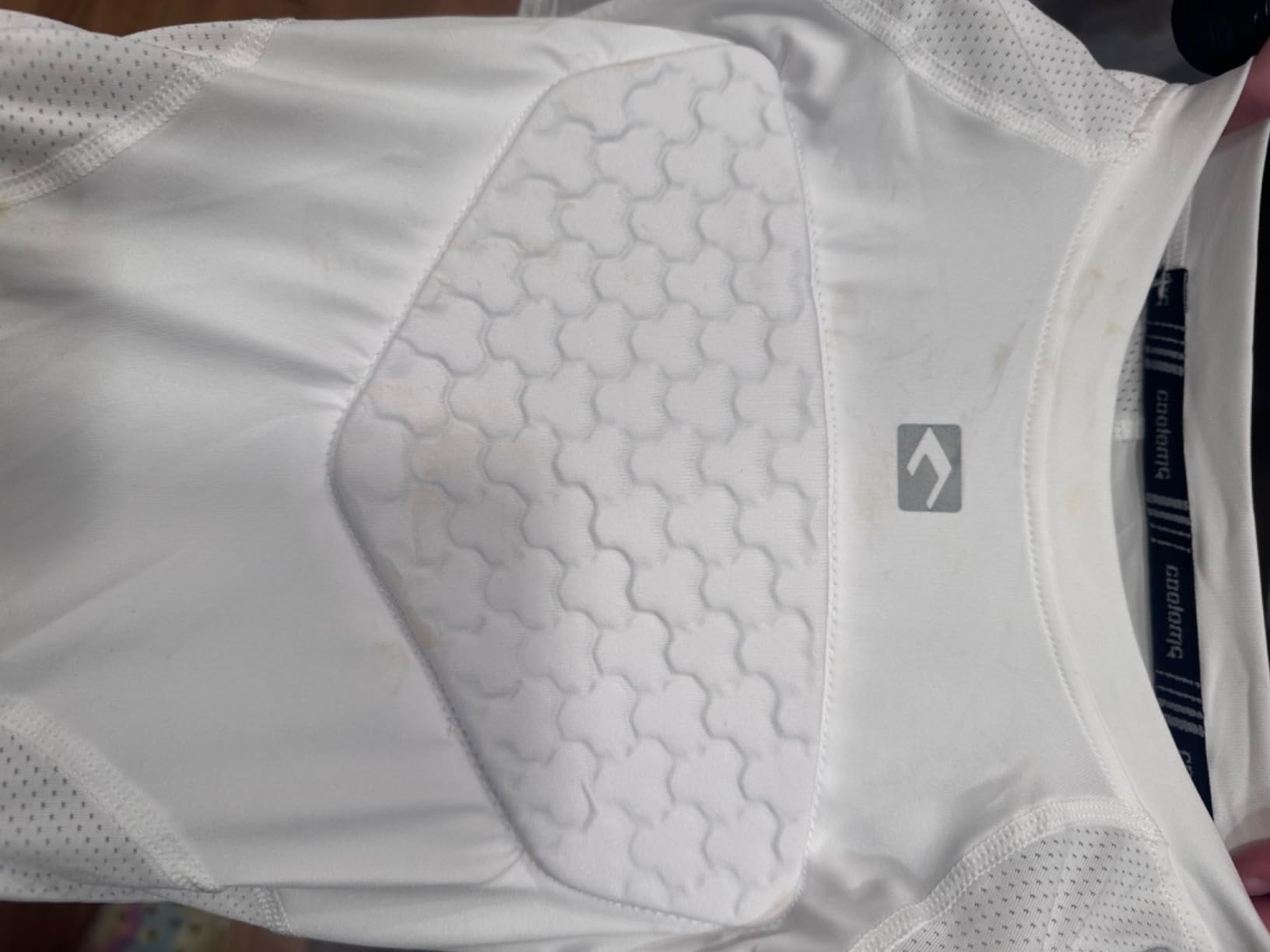 COOLOMG Youth Football Padded Shirt Chest Rib Protector | Football Compression Undershirt Heart Sternum Shoulder Protection customer photo 2