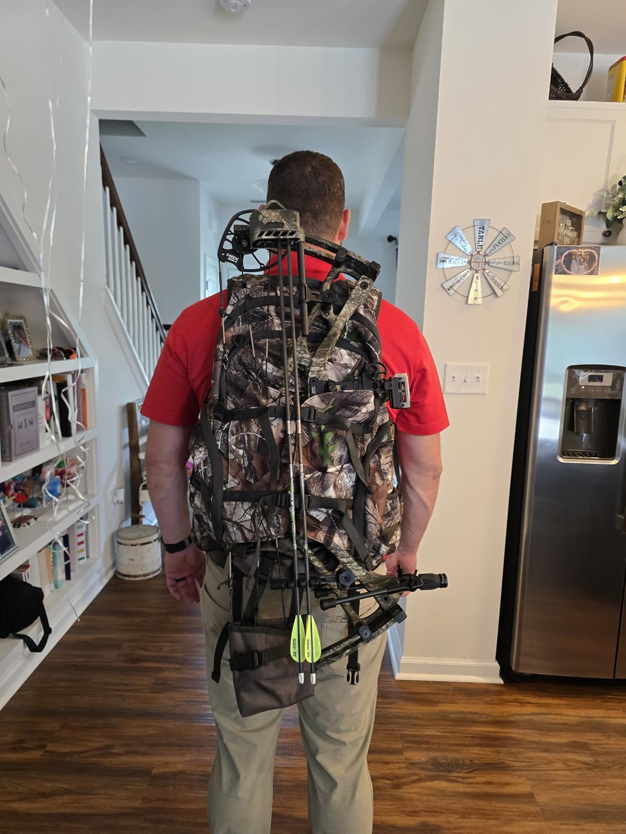 TIDEWE Hunting Backpack for Men, 40L Camo Hunting Pack for Deer Hunting | Rain Cover Included, Silent Fabric, 40L Storage, Rifle & Bow Carry System, Multi-Pocket Organization, Next Camo G2 customer photo 2