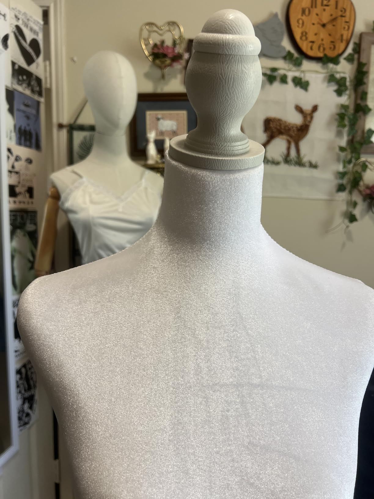 PayLessHere | Female Mannequin Torso | Black | Lightweight | with 13.8