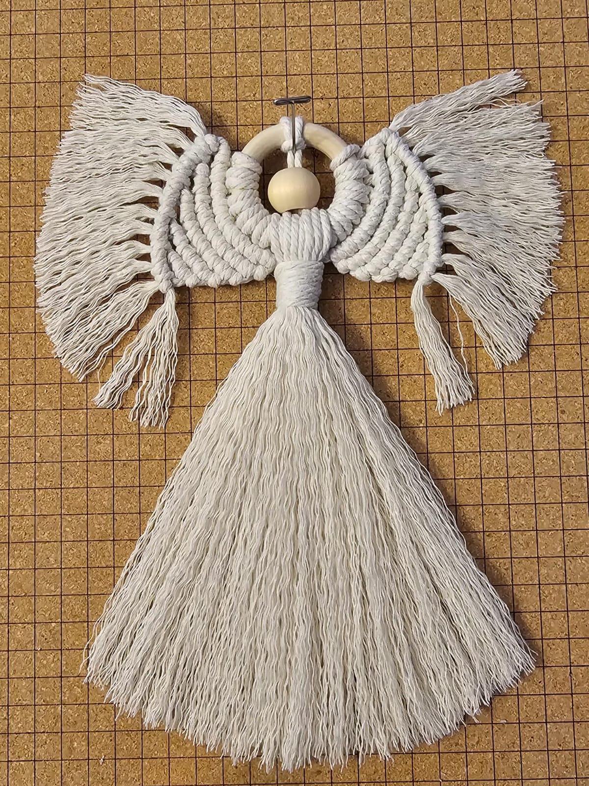 UHAPEER Macrame Kits for Adults Beginners with 656 Feet 3 mm Cotton Cord | DIY Macrame Plant Hanger Kit with Macrame Supplies and Instructions, Macrame Beads, Wooden Rings, Dream Catcher Rings customer photo 2