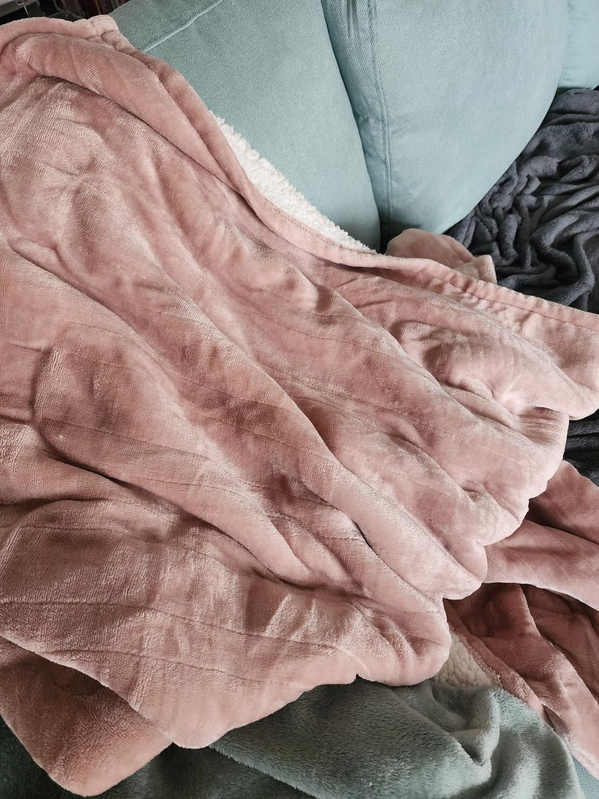 GOTCOZY Heated Blanket-Soft Plush Electric Blanket 50