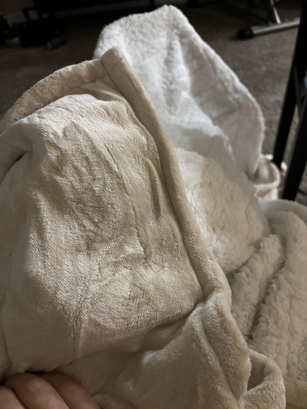 Sealy Heated Throw Blanket Electric Flannel & Sherpa Auto Shutoff 50