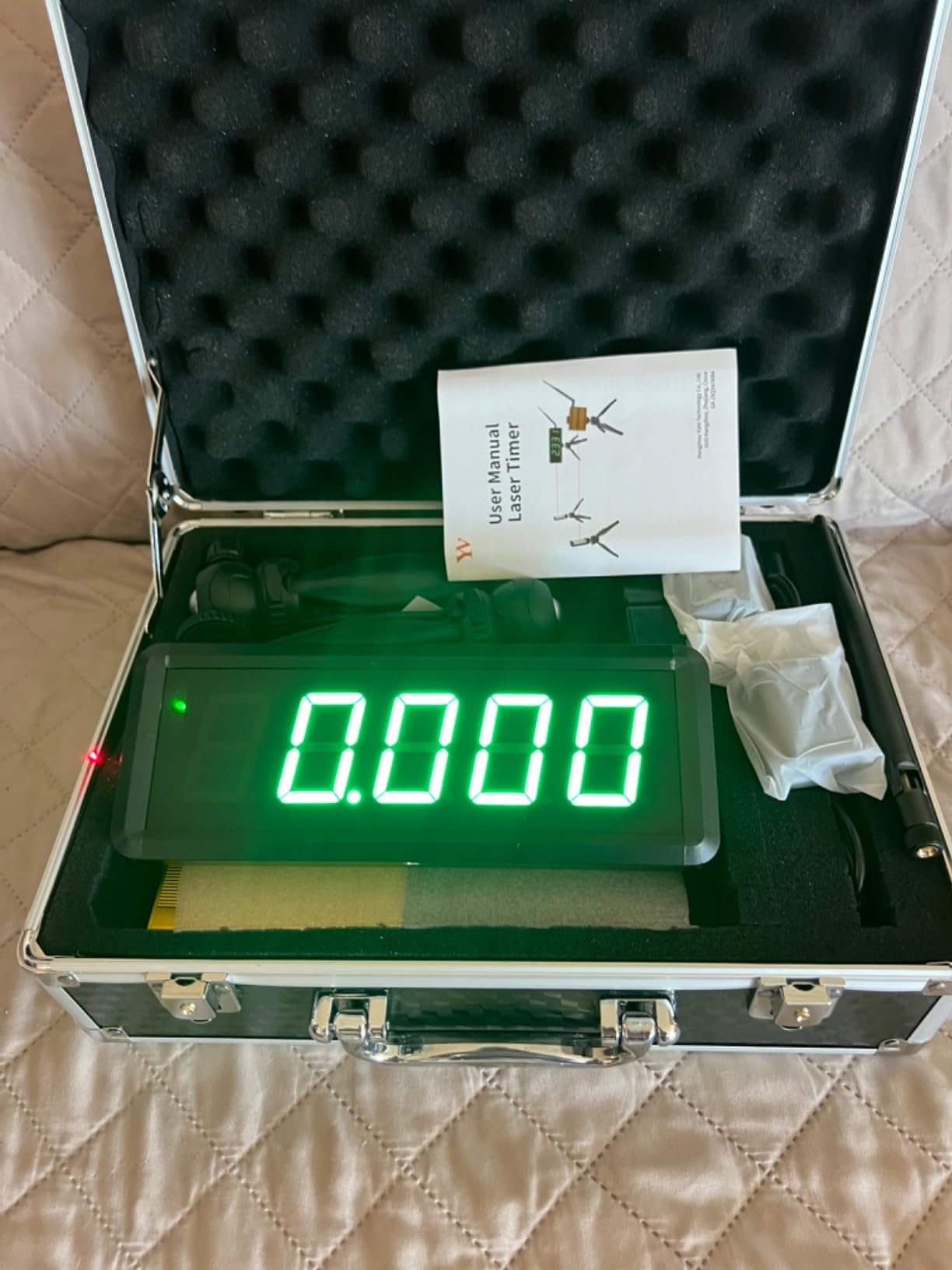 YZ Laser Timer for Sprints, Laser Sprint System, Track Laser Timer Stopwatch, Lap/Speed Training/Track Field/Running/Football customer photo 1