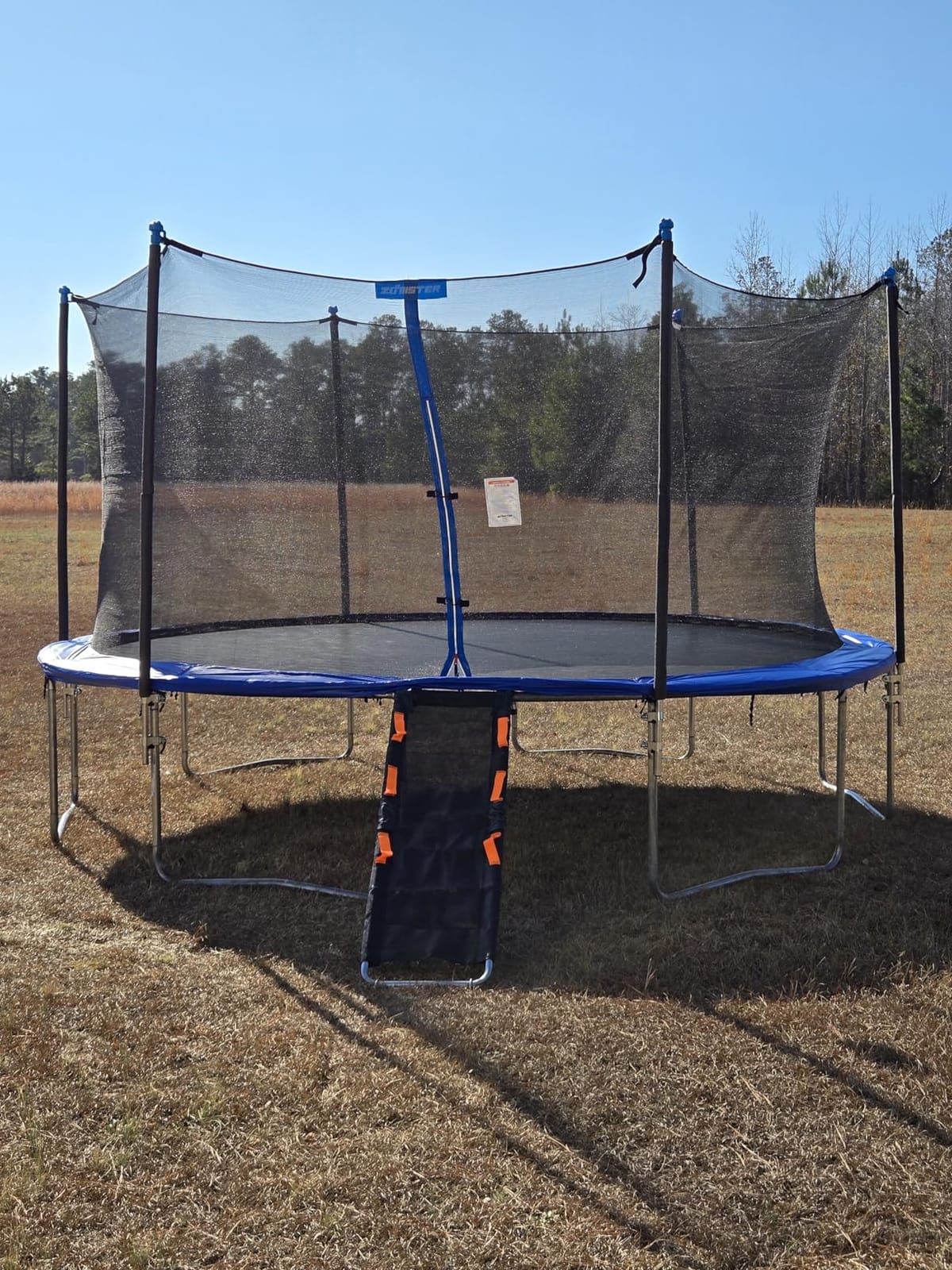 14FT Trampoline Enclosure Net with Universal Trampoline Replacement Enclosure Poles and Hardware customer photo 2