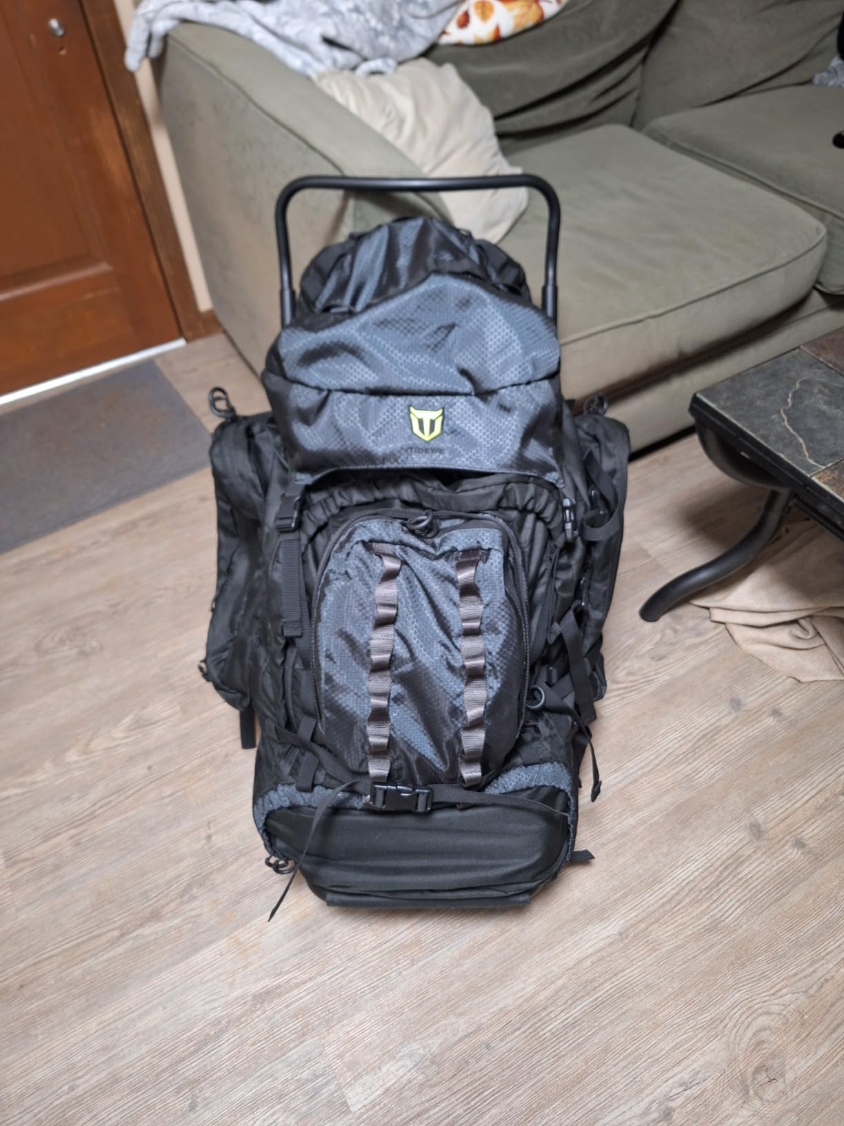 TIDEWE Hunting Backpack for Men, 90L External Frame Pack for Deer Hunting | 90L Capacity, 3-5 Day Hunting Pack, Heavy Load Support, Bow & Rifle Carry, Next G2 Camo, Multi-Pocket Storage, Rain Cover customer photo 1