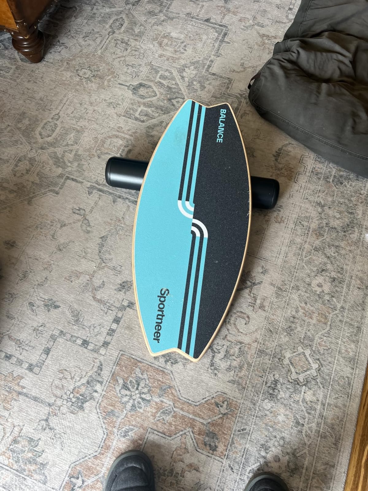 Sportneer Balance Board - 7 Mode Wobble Board with Roller & Ball | 7 Modes Balance Trainer, Adjustable Stoppers for Balance Training, Core Workouts, Stability, Surf Training & Physical Therapy customer photo 1