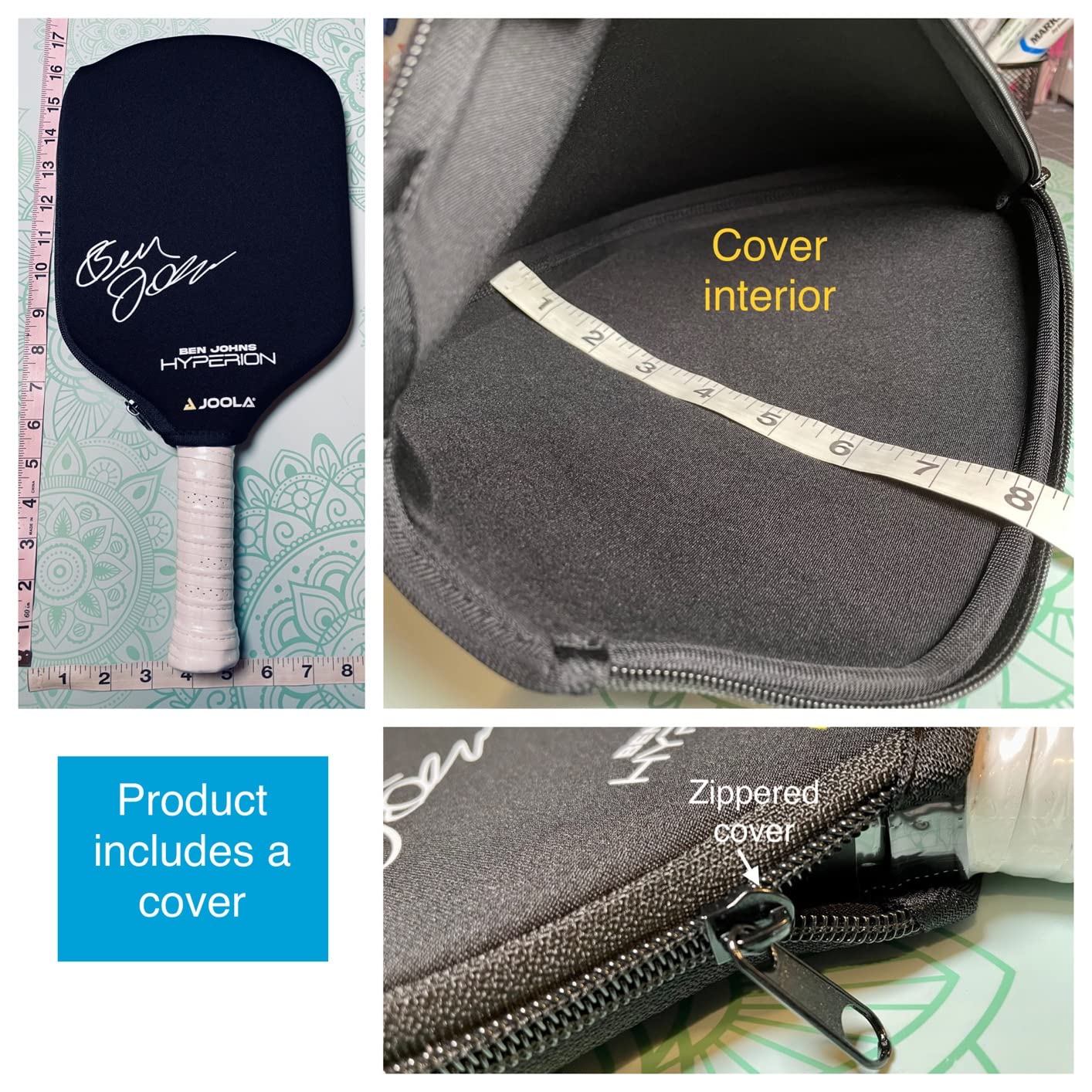 JOOLA Ben Johns Hyperion CFS Pickleball Paddle - Carbon Surface with High Grit & Spin, Elongated Handle, USAPA Approved Ben Johns Paddle customer photo 1