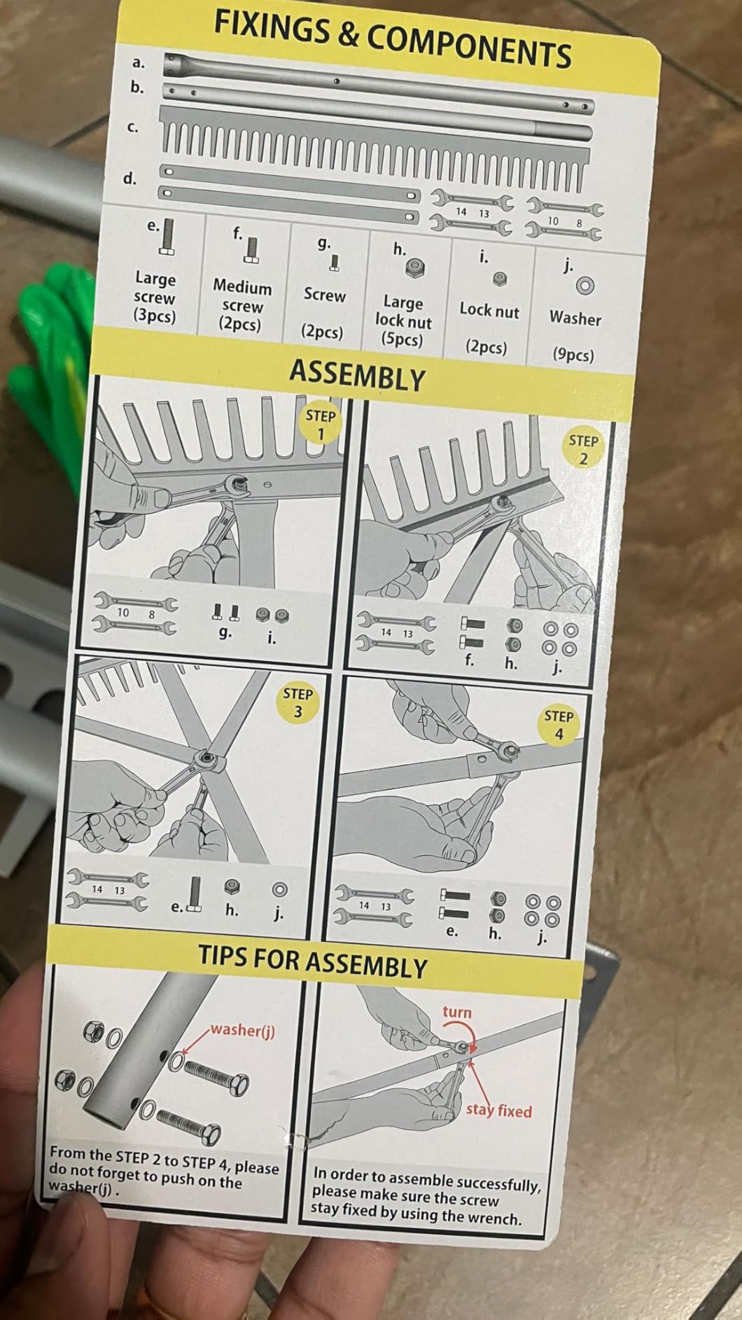 Landscape Rake 36'', Aluminum Rakes with Lightweight 69'' Handle, Landscaping Rake Tool for Lawn Care, Beach customer photo 2