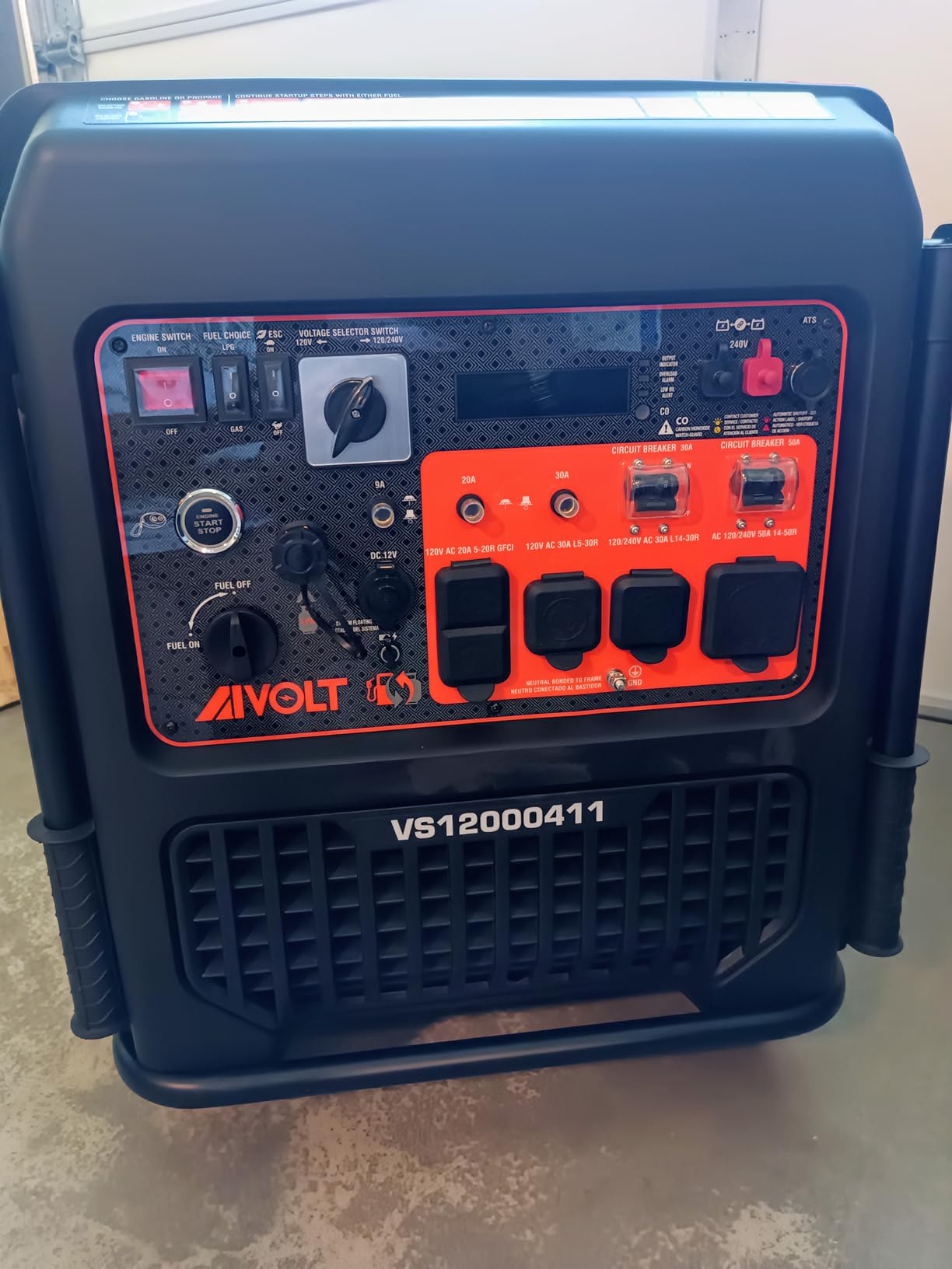 AIVOLT 4300W Inverter Generator Gas Powered Quiet RV Generator for Camping customer photo 2