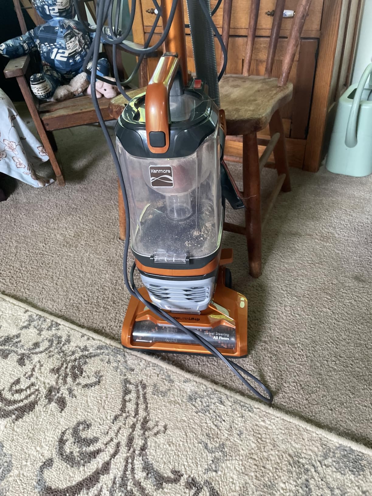 Kenmore Featherlite Lift-Up Bagless Upright Vacuum | 2-Motor Power Suction, Lightweight Carpet Cleaner with HEPA Filter, 2 Cleaning Tools for Pet Hair, Hard Floor - DU4080 customer photo 2