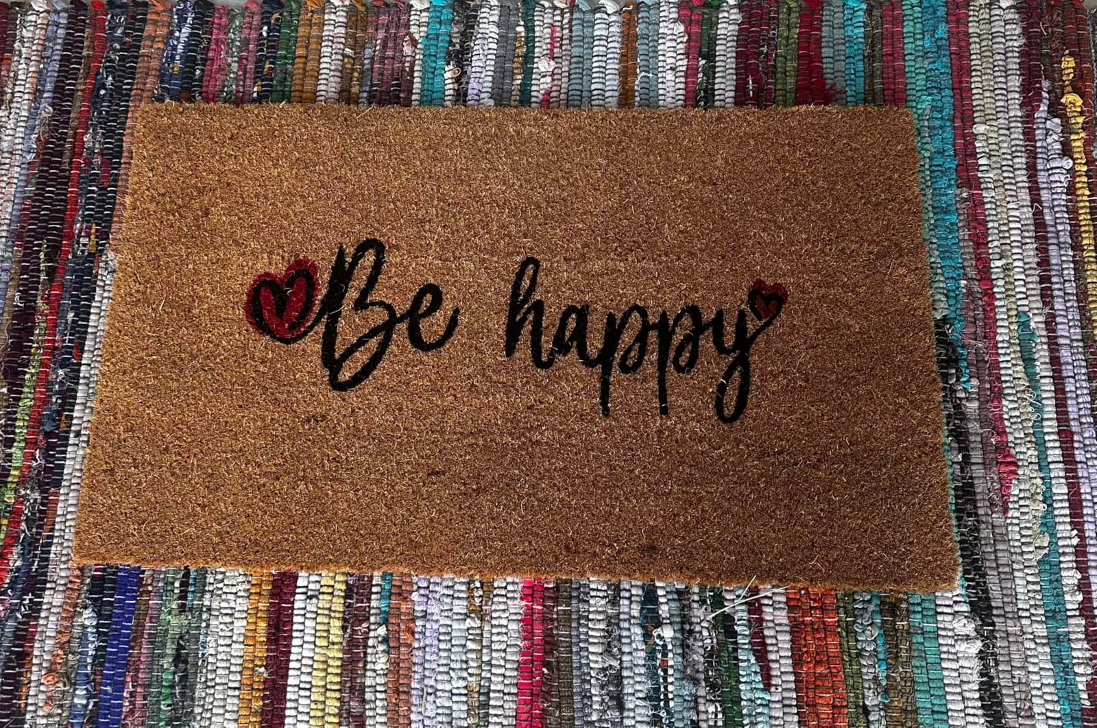 Coir Welcome Mat, Non-Slip, Colorful Birds, 17 x 29 in | 100% Natural Coir, Anti-Shedding, Durable PVC Backing, Traps Dirt and Mud, Indoor and Outdoor Entryway customer photo 2