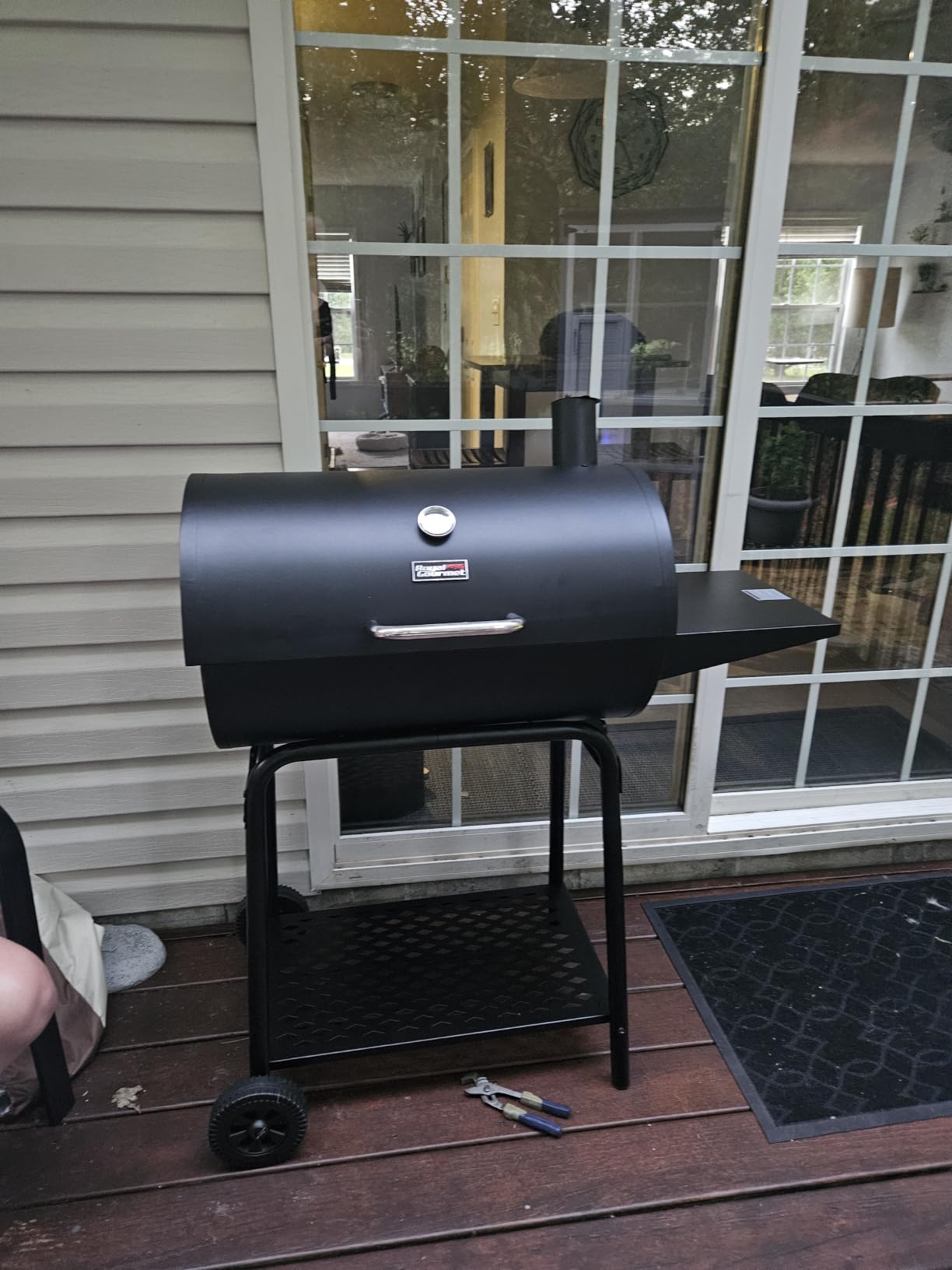 Royal Gourmet CC1830 28 Inch Barrel Charcoal Grill with Warming Rack customer photo 2