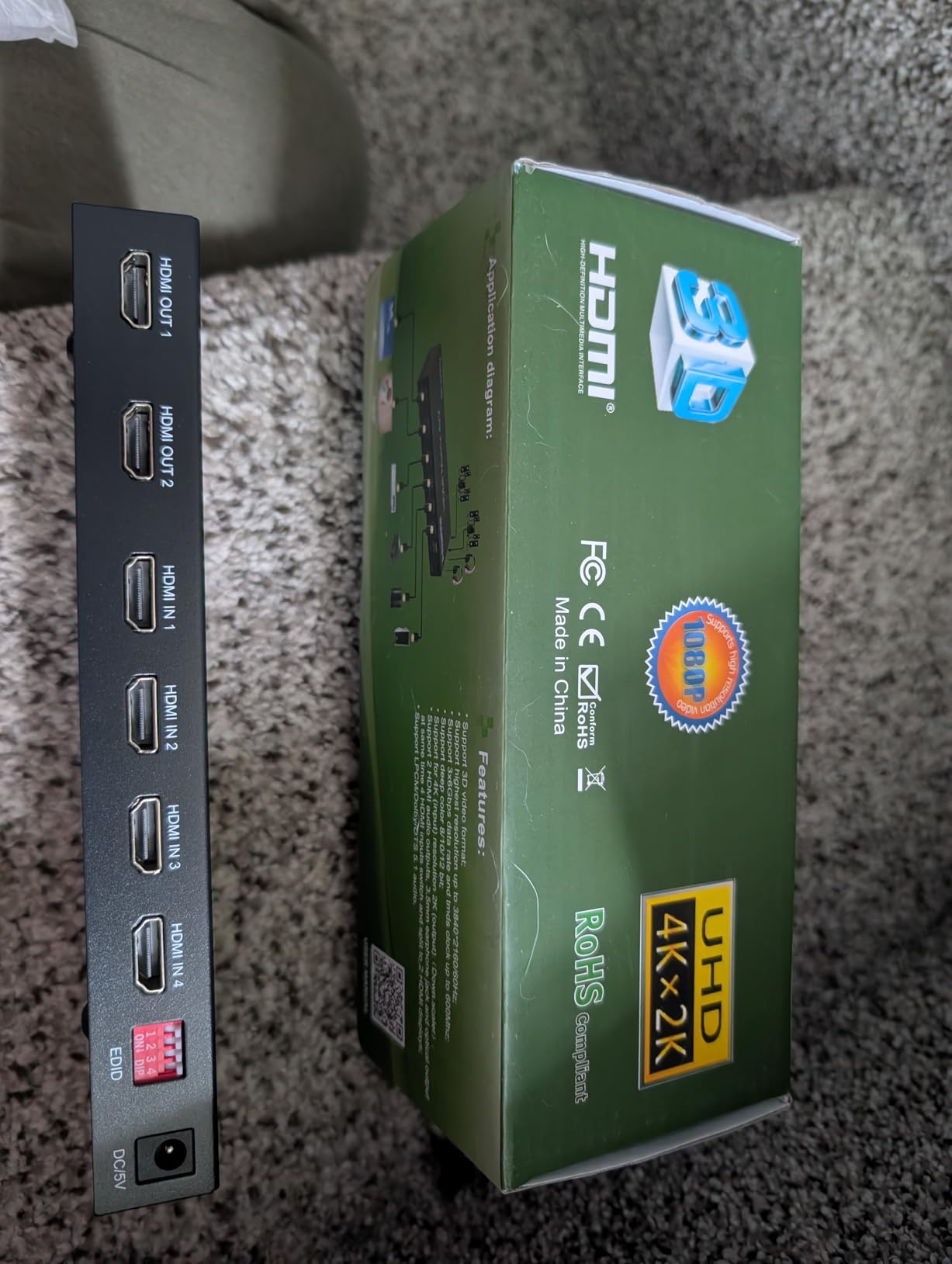 FERRISA 4K@60Hz 4x2 HDMI Matrix customer photo 2