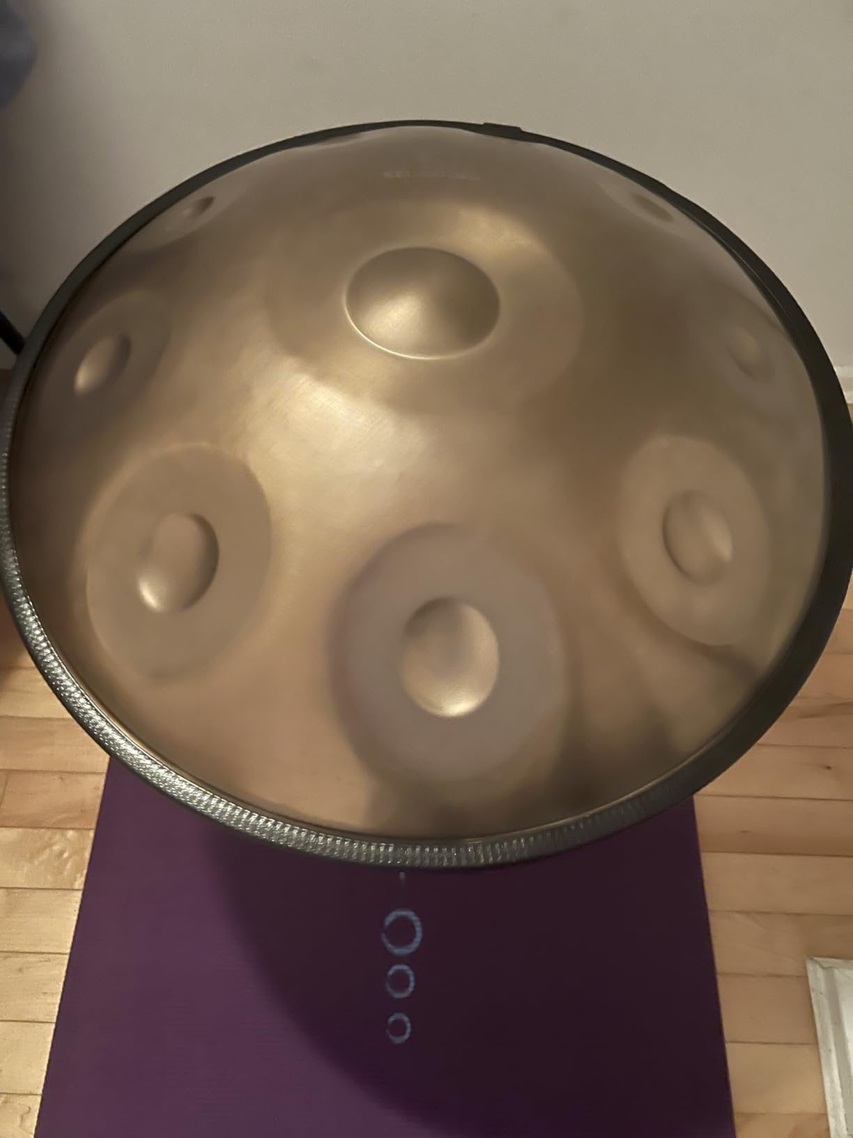 Handpan 432HZ,10 Sounds 22 Inches D Minor Handpan Drum,Premium Steel Hand Pan Instrument for Adults,Classic Black customer photo 1
