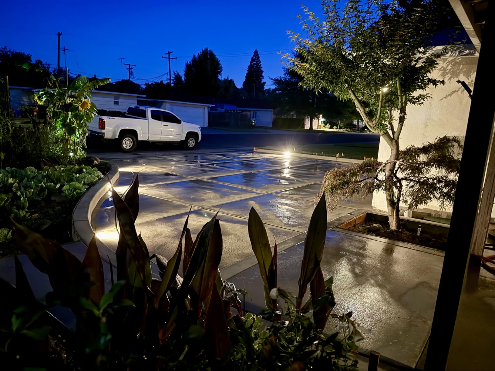 SUNVIE 12W Low Voltage Landscape Lighting with Connectors 1200LM Ultra Bright Well Lights Landscape LED In Ground Waterproof Outdoor Warm White Paver Lights for Garden Yard Driveway 12 Pack customer photo 2