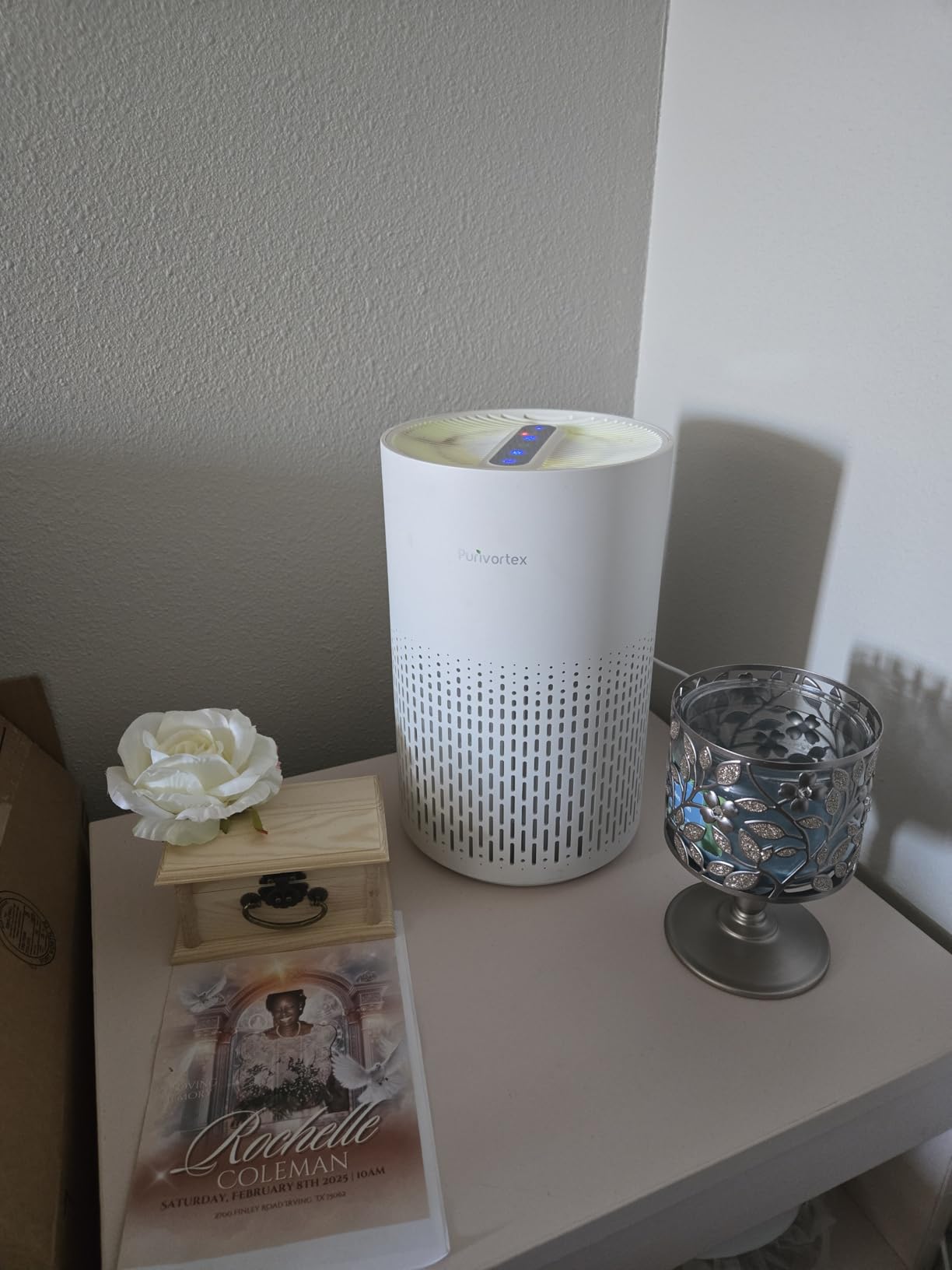 Purivortex Air Purifiers for Home, Covers Up to 880 Sq Ft, PX500 White | Quiet HEPA Filter for Pollen, Smoke, Dust, Pet Dander, Odor, Hair, Ozone Free customer photo 1