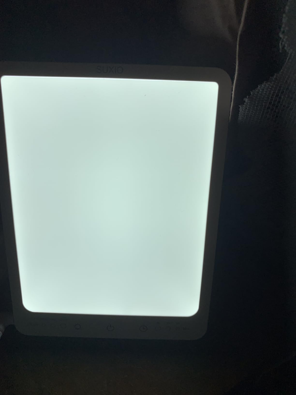 SUXIO Light Therapy Lamp - 10000 Lux Therapy Light, 3 Timing & Mode Happy Lamp, Touch Control Daylight Lamp with Memory Function, Portable Light Therapy Box for Home/Office Use As Lift Mood customer photo 1