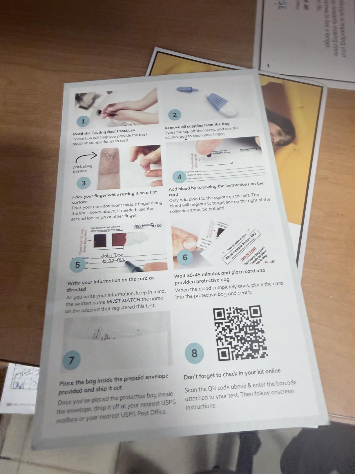 Liver Health & Function Test | 7-in-1 At-Home Liver Test | Choose Health | Test and Track Liver Function & Health | AST | ALT | GGT | Blood Sugars | Inflammation and More | Not Avail in NY RI customer photo 1