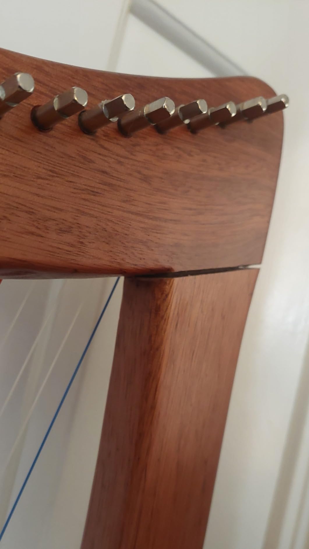 LOTKEY 19 Strings Harp, Solid Mahogany 29