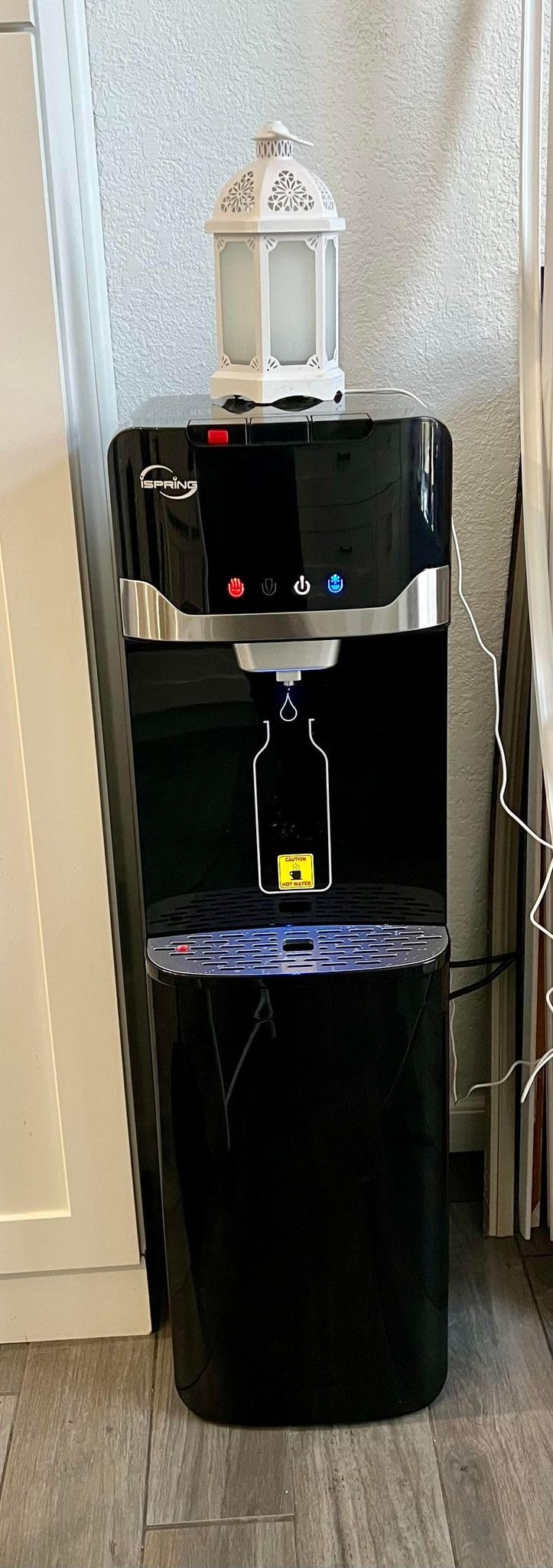 iSpring Bottleless Water Dispenser with Built-in 4-Stage Filtration, Hot/Cold/Room Temp, Self Cleaning, Stainless Steel, Model: DS4S customer photo 2