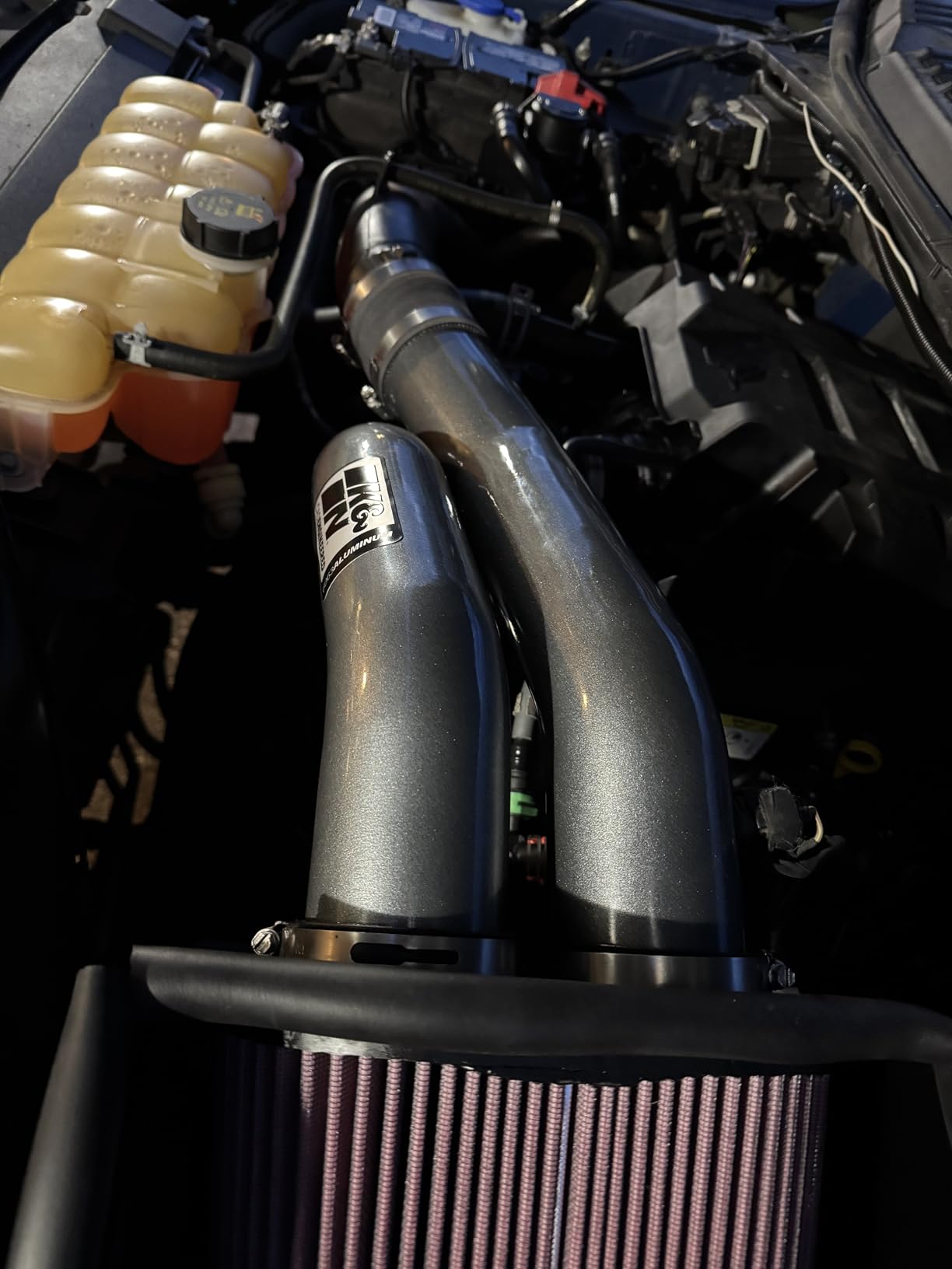 K&N Cold Air Intake System: High-Flow Air Filter, Increase Performance & Towing: Compatible with 2015-2026 FORD Expedition, F150, F150 Raptor, 77-2617KC customer photo 2
