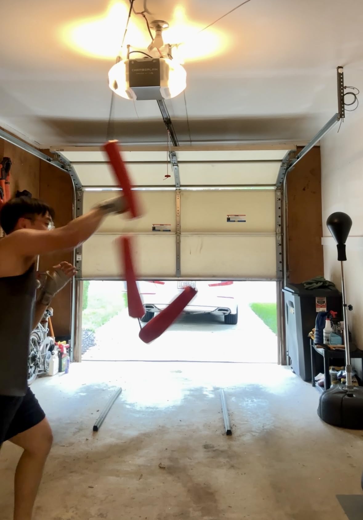 Jukestir Only Punching Bag with Dynamic Motion. Better Footwork Than Double End Bag, Speed Bag. More Agility Than Heavy Bag. Boxing MMA Equipment. Great Workout for Adult or Teen. Used by Pros. customer photo 2