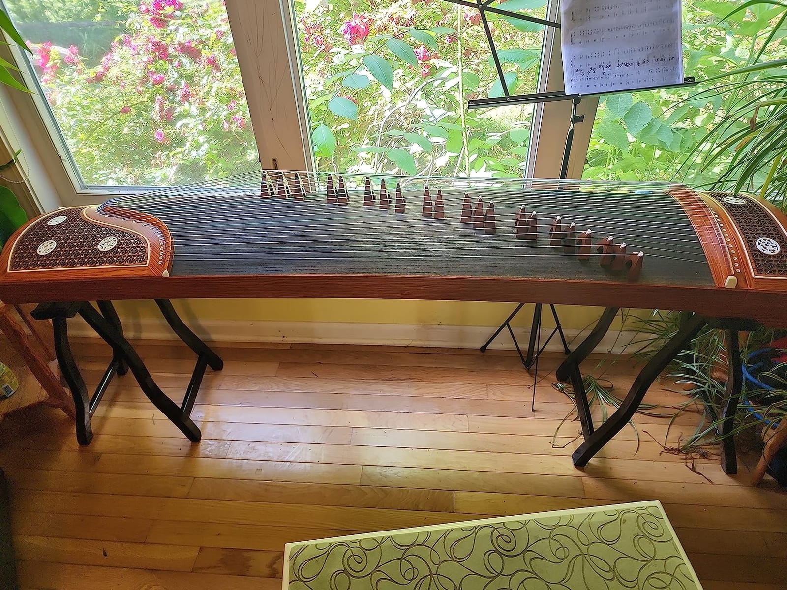 LANDTOM Professional Paulownia Guzheng(163cm) for Adults/beginner/Intermediate (Drizzling rain) customer photo 1