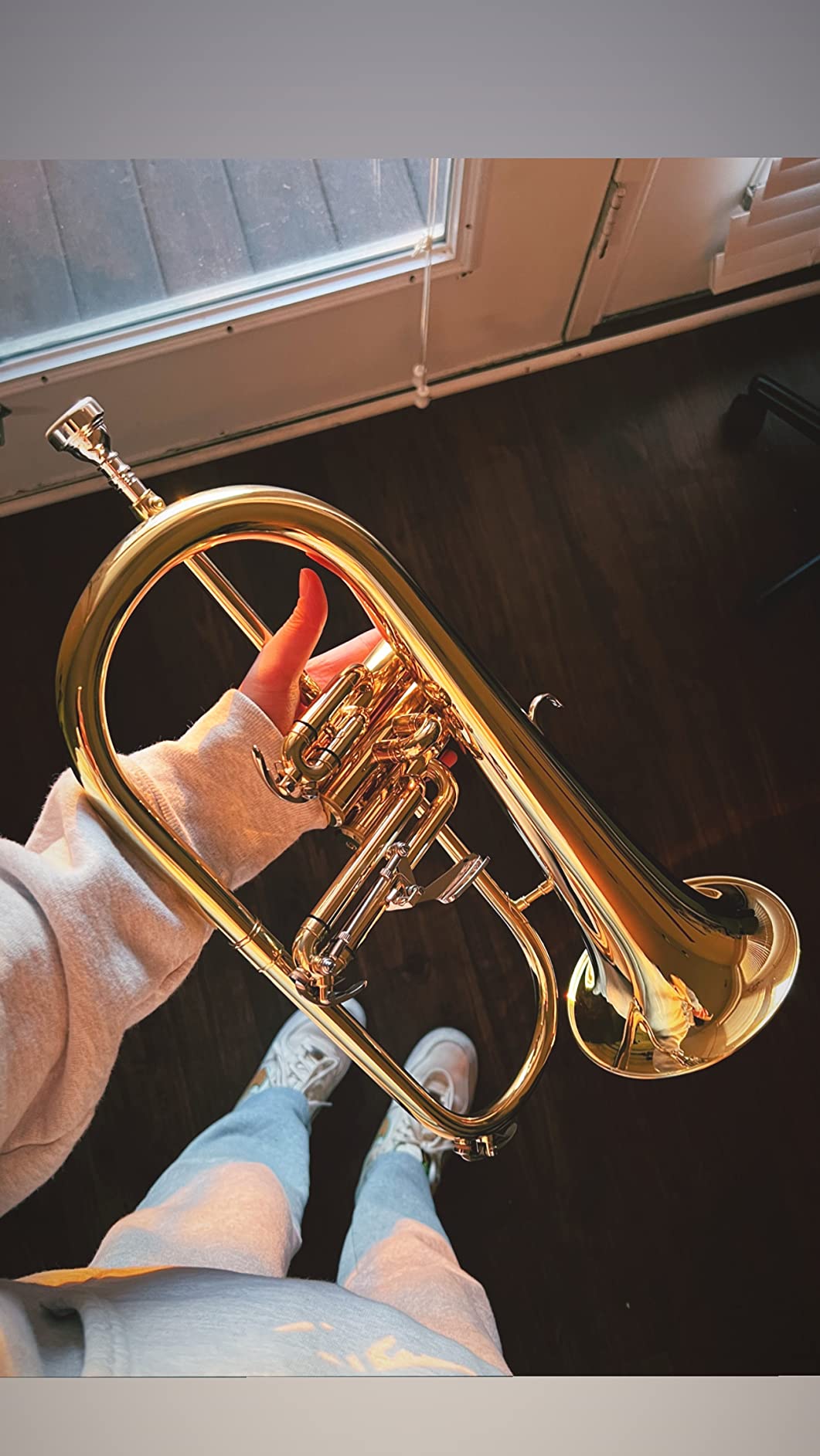 Flugelhorns brass Bell Bow High gloss finish (AFH-8355) customer photo 1