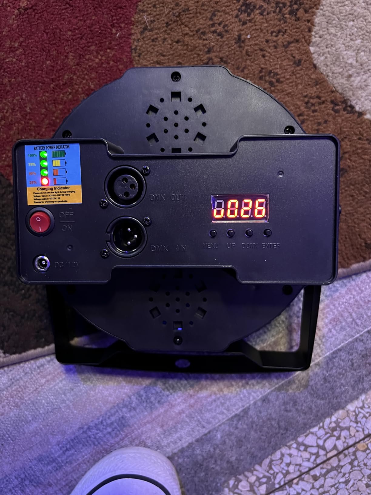 Rechargeable Par Lights, RGBW LED Uplights Battery Powered Stage Light, HOLDLAMP Par Can DJ Lights Sound Activated with Remote & DMX Control for Festival Party Event Wedding Bar customer photo 1