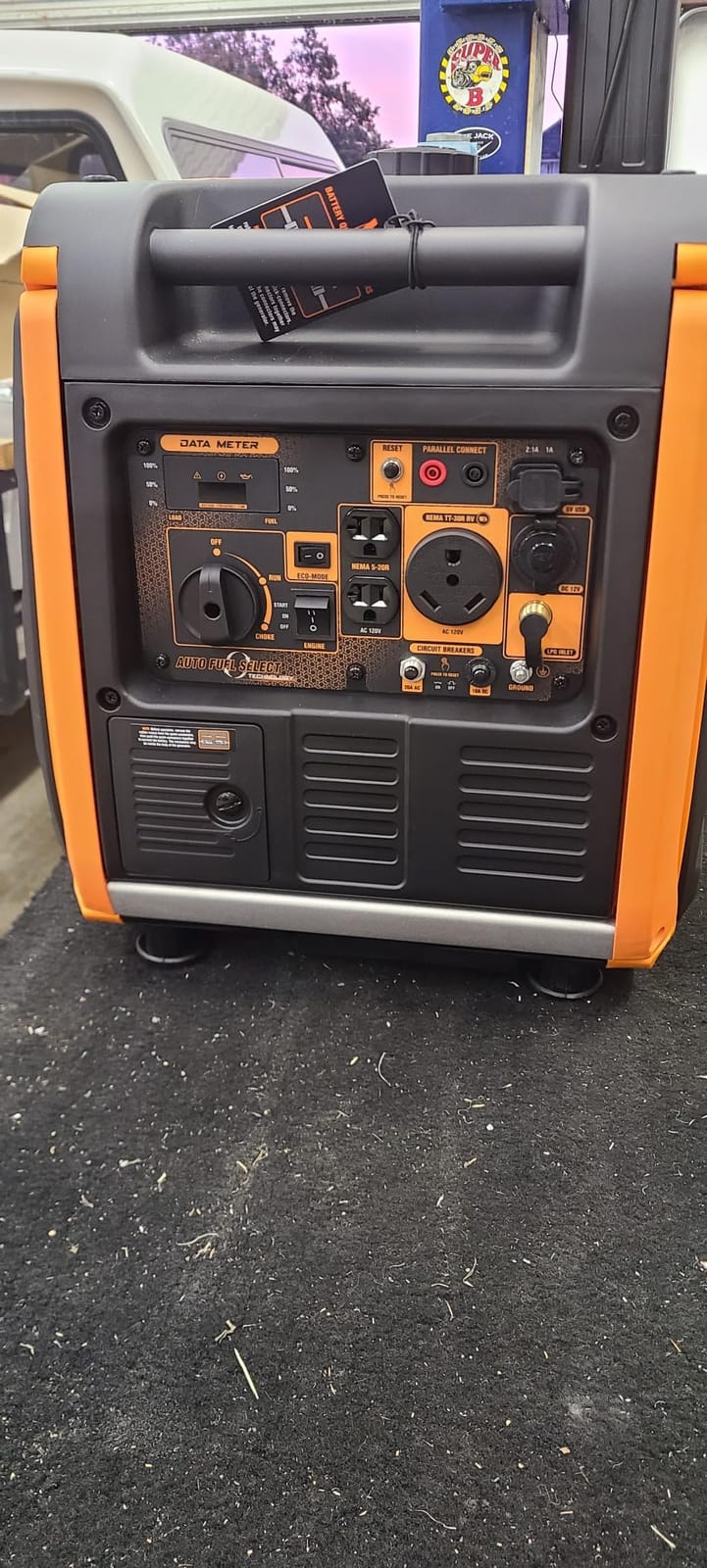WEN DF451i Super Quiet 4500-Watt Electric Start Dual Fuel RV-Ready Portable Inverter Generator with Fuel Shut-Off customer photo 1