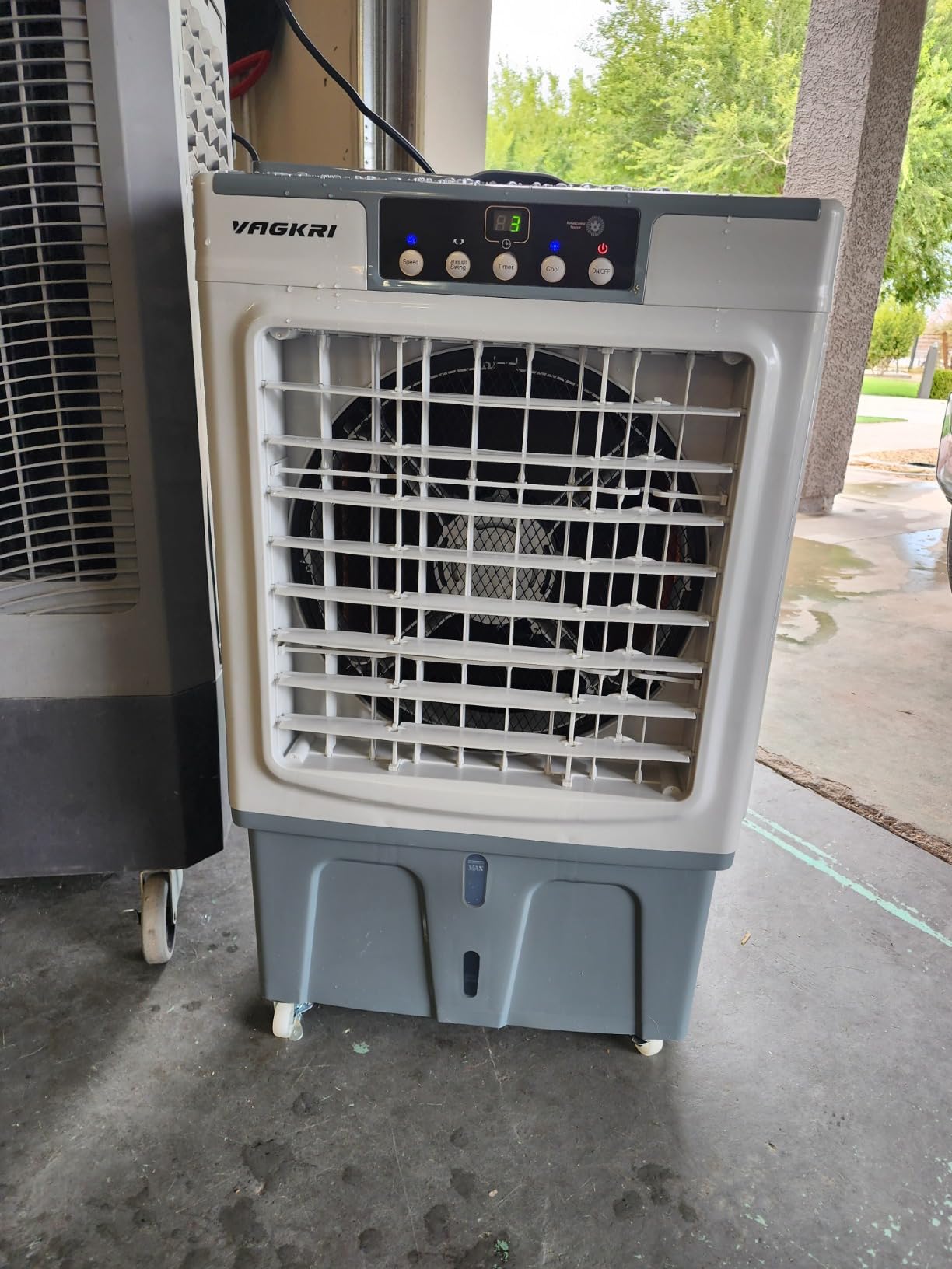 VAGKRI 3100CFM Evaporative Air Cooler with 12 Gal Water Tank customer photo 2