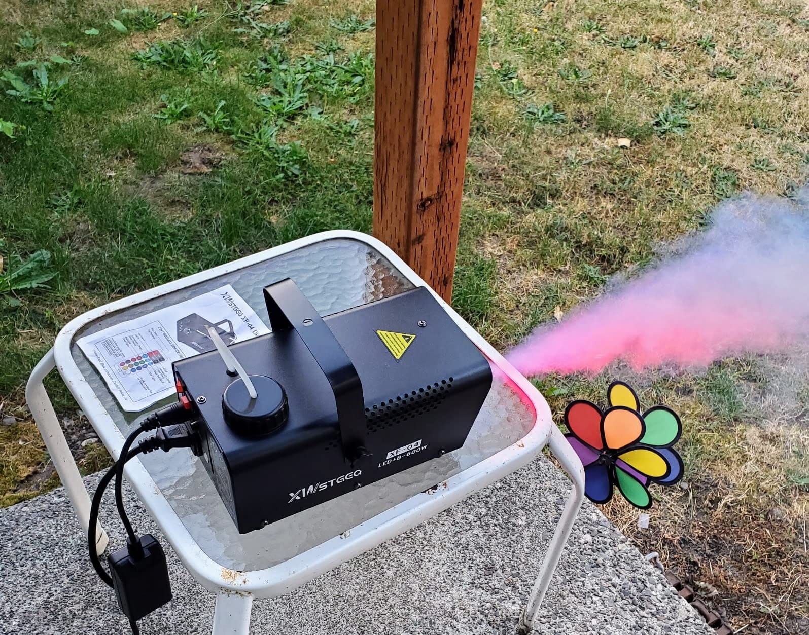 XWSTGEQ 500W Haze Machine with 1.2L Tank DMX Wireless Manual Control | Low Noise, Fast Preheat customer photo 1