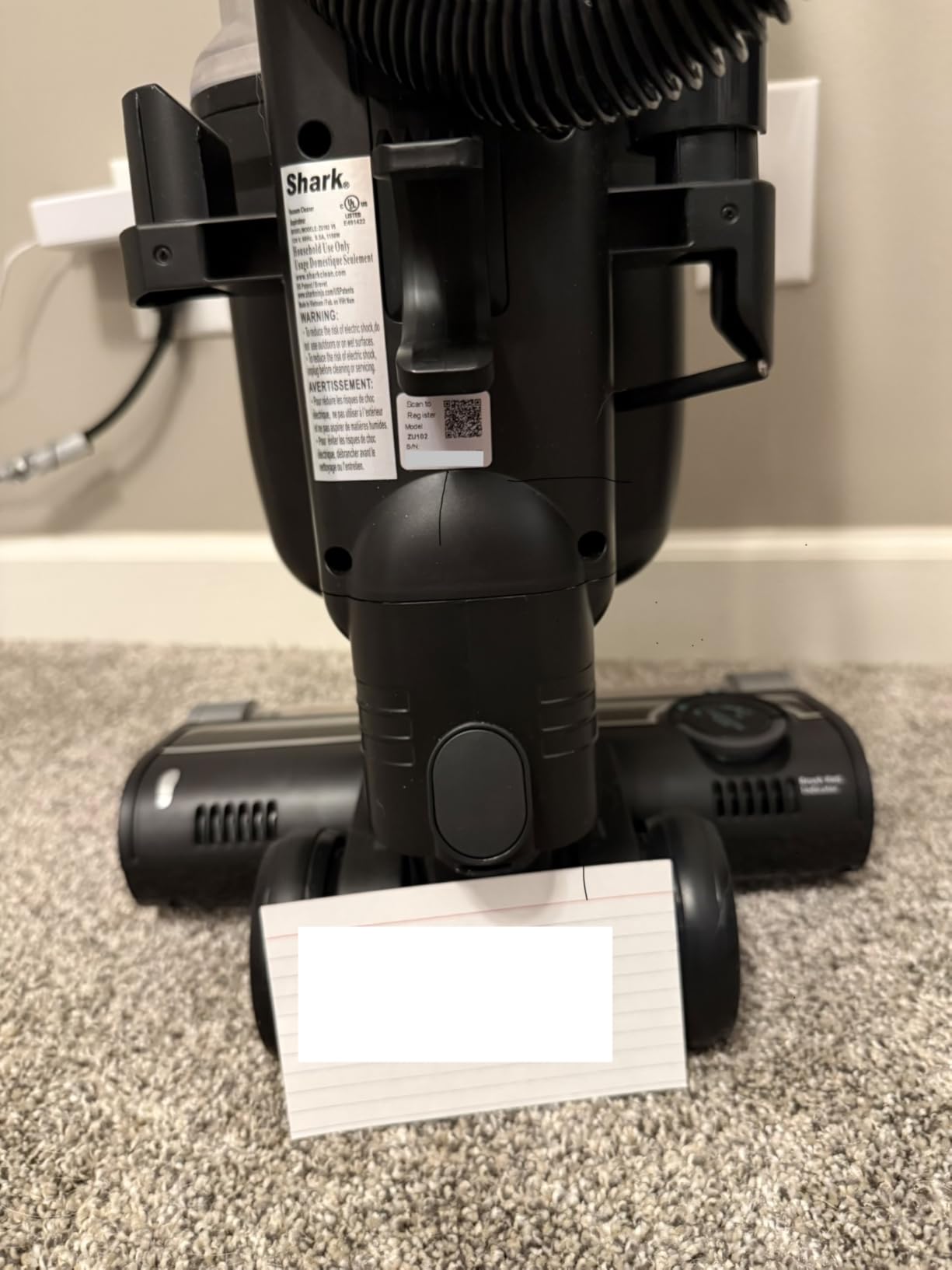 Shark ZU102 Rotator Pet Upright Vacuum with PowerFins HairPro & Odor Neutralizer Technology, Charcoal customer photo 2