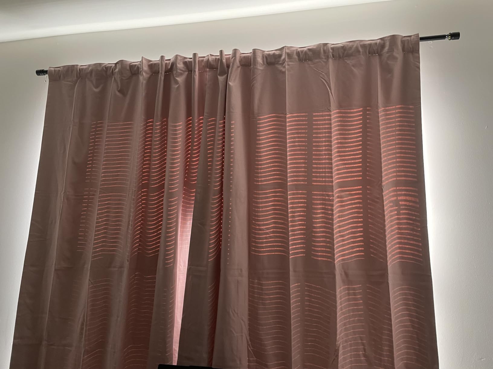 Linen Total Blackout Curtains for Bedroom Living Room 84 Inch, Cream | 100% Blackout Shield Linen Textured Back Tab/Rod Pocket Drapes, Thermal Insulated Blackout Curtains 2 Panels Set, 50