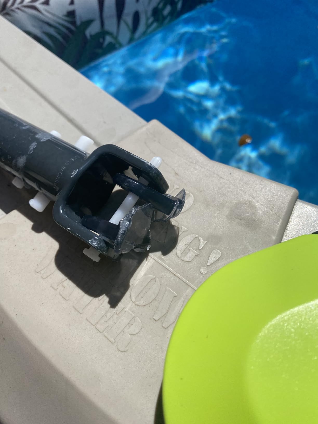Upgrade Pool Vacuum Head with Side Brush & Universal Rotatable Hose Adapter, Weighted Triangular Shape (Safe for Vinyl Liner Pool) customer photo 1