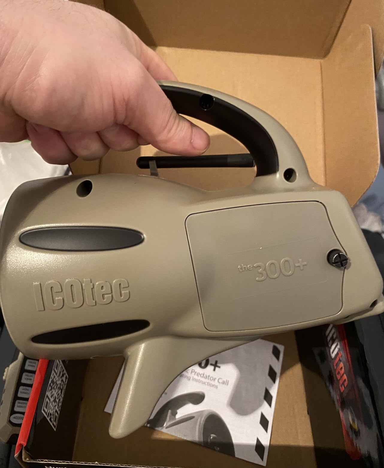 ICOtec 300+ Predator Call - 300-Yard Remote Range, Coyote/Fox/Predator Hunting customer photo 1