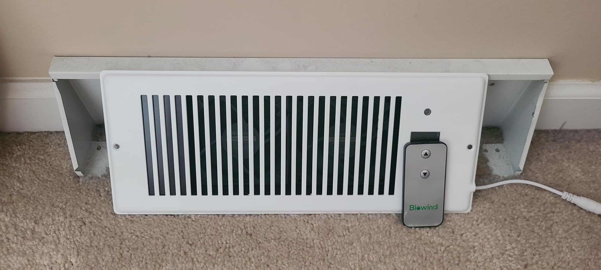 BIOWIND Quiet Smart Register Booster Fan Fits 4