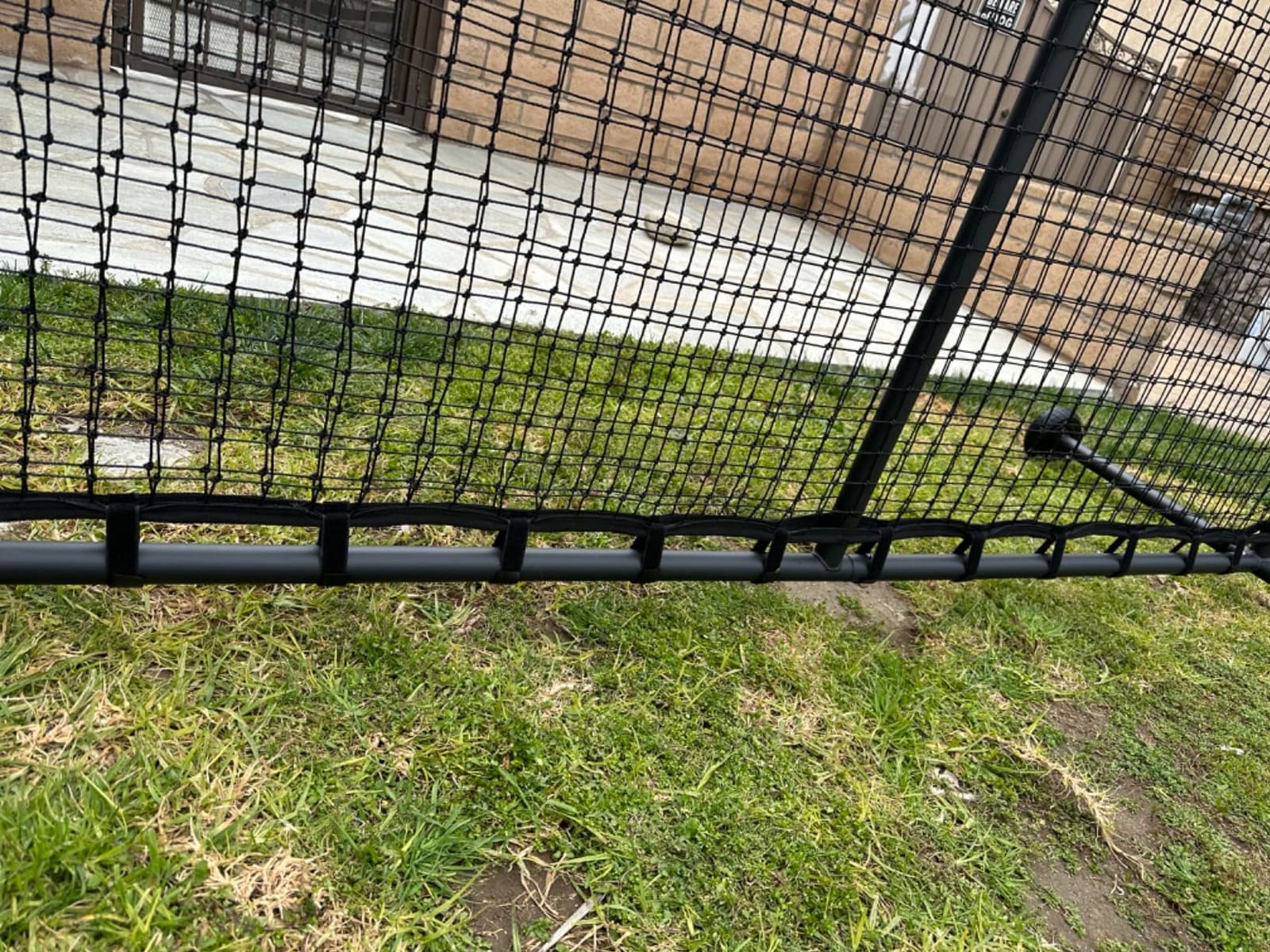 GoSports 7 ft x 7 ft PRO Baseball & Softball L Screen - Pitcher Protection Net with Wheels and Carrying Case customer photo 2