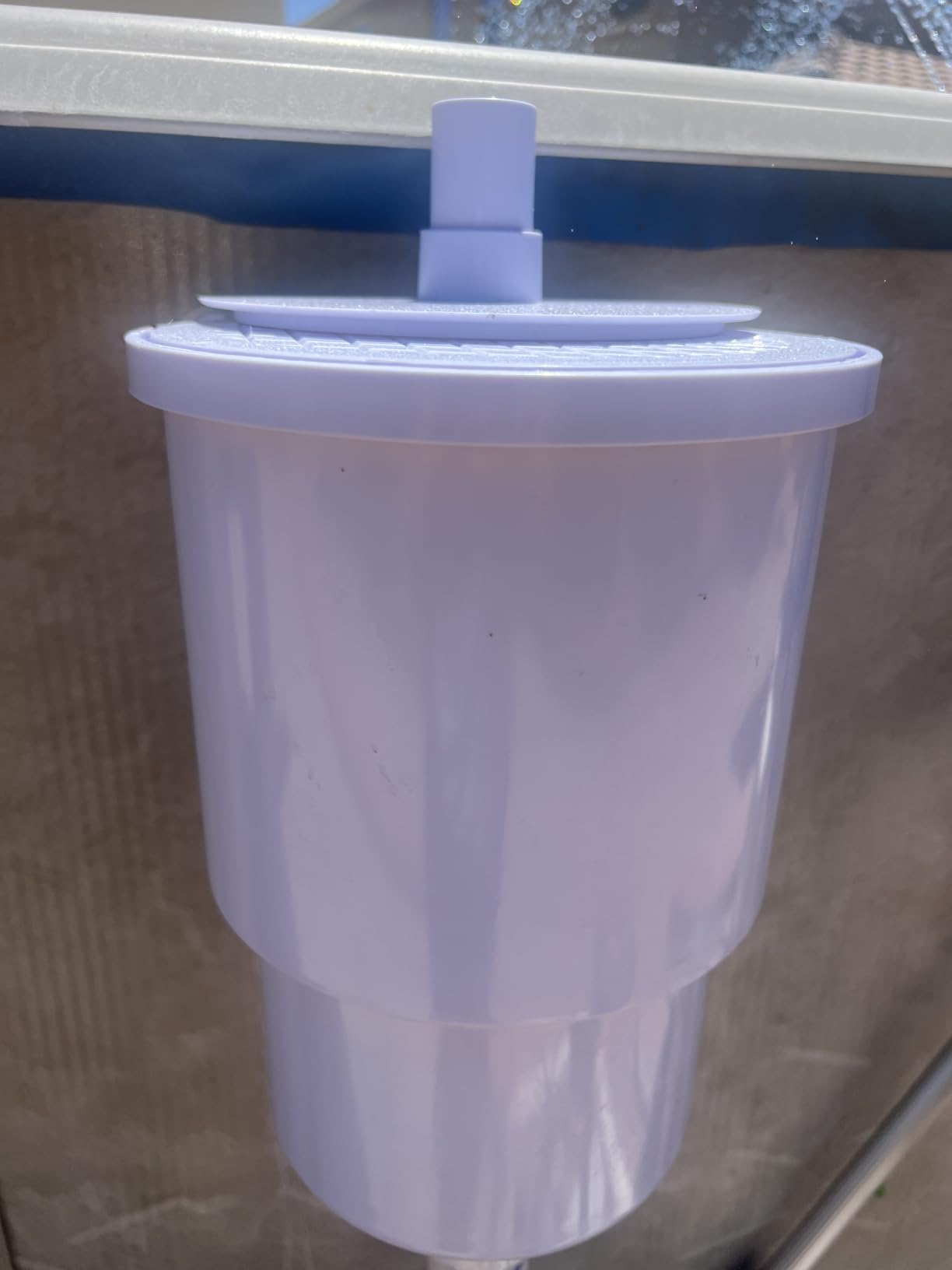 U.S. Pool Supply Pool Skimmer - Above Ground Pool Floating Surface Skimmer | Accessories - Clean Debris Basket, Wall Mount, Attaches to Inflatable Collars, Tubular and Metal Frames customer photo 1