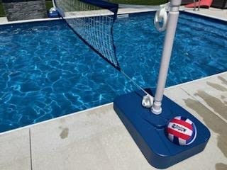 GoSports Splash Net Elite Pool Volleyball Game with Water Weighted Bases - Adjustable Net for Inground Pools customer photo 1