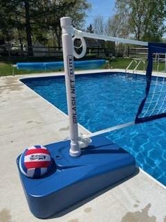 GoSports Splash Net Elite Pool Volleyball Game with Water Weighted Bases - Adjustable Net for Inground Pools customer photo 2