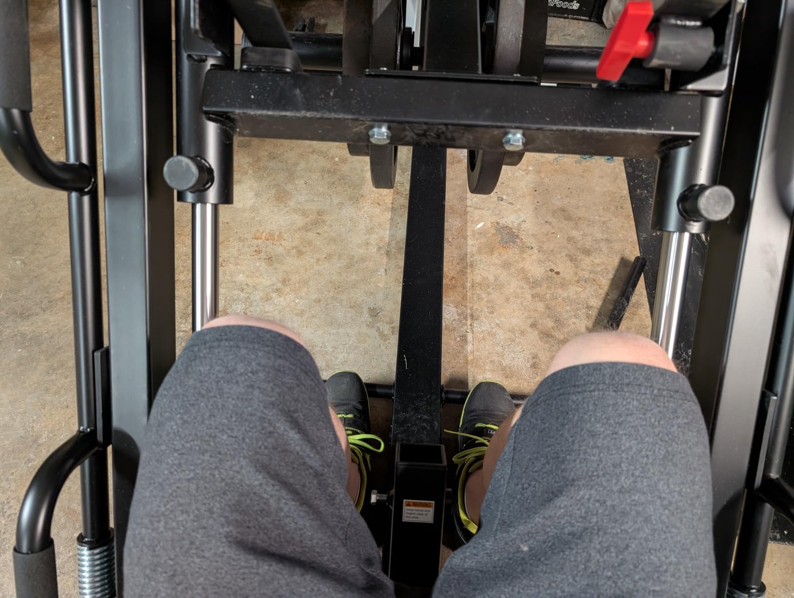 GMWD Leg Press Hack Squat Machine Combo, Leg Exercise Machine with Linear Bearing, 45-Degree Lower Body Special with Weight Storage for Quads, Hamstring, Glutes, Calves, Home Gym Leg Day Equipment customer photo 2