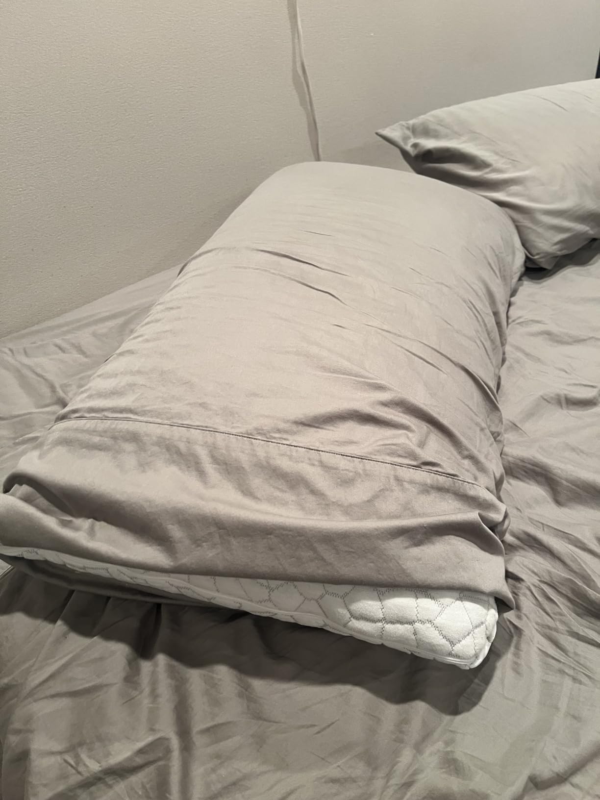 SUPA MODERN Cooling Pillow Standard Size 1 Pack, CertiPUR-US Shredded Memory Foam Pillows, Cool Bed Pillows for Hot Sleepers, Adjustable Firm Pillow customer photo 2