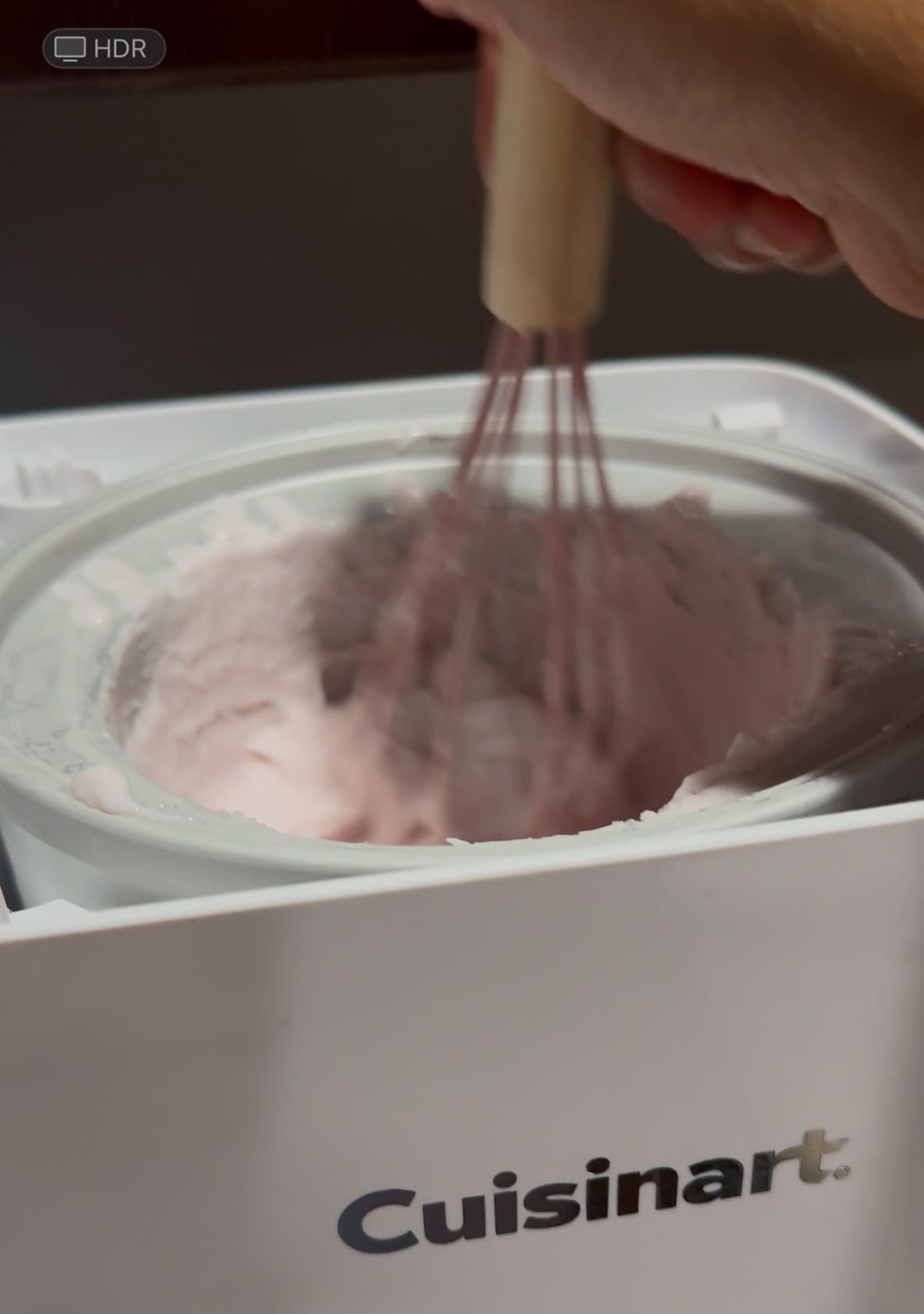 Cuisinart Soft Serve Ice Cream Machine- Mix It In Ice Cream Maker for Frozen Yogurt, Sorbet, Gelato, Drinks 1.5 Quart, White, ICE-48 customer photo 1