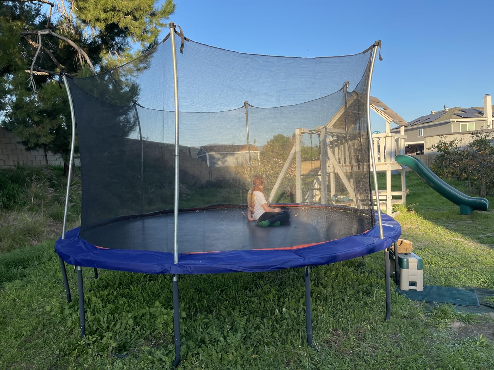 Trampoline Net Replacement with 6 Caps customer photo 1